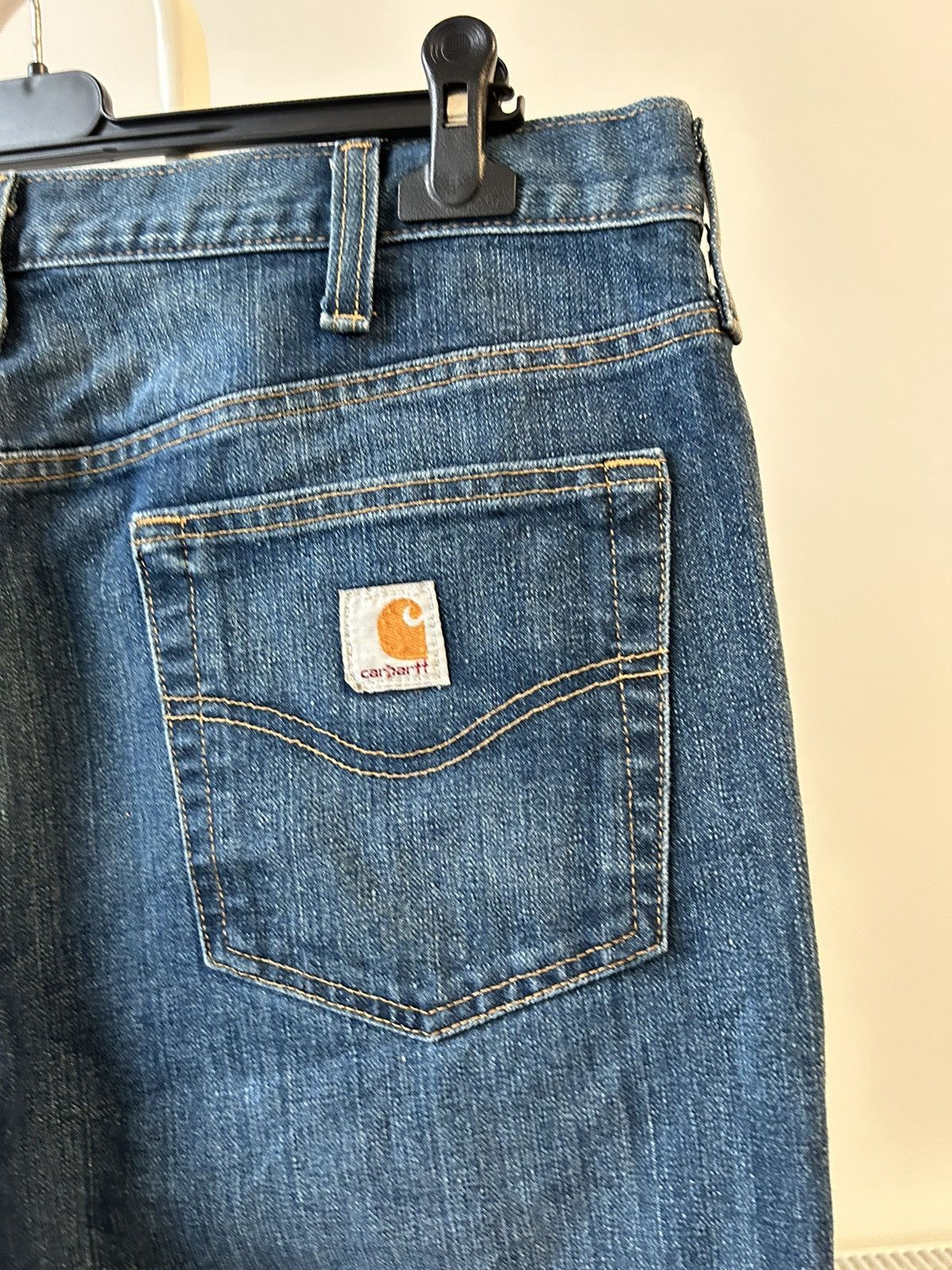 Carhartt × Vintage CARHARTT VINTAGE OLD MONEY BOXY LOGO TEXAS PANT Size US 36 / EU 52 - 3 Thumbnail