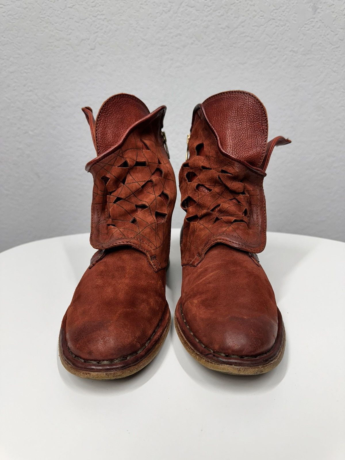 A.S.98 Vintage AS 98 Leather Boots Guidi Rick Owens MoMa Avantgarde Size US 6 / IT 36 - 2 Thumbnail