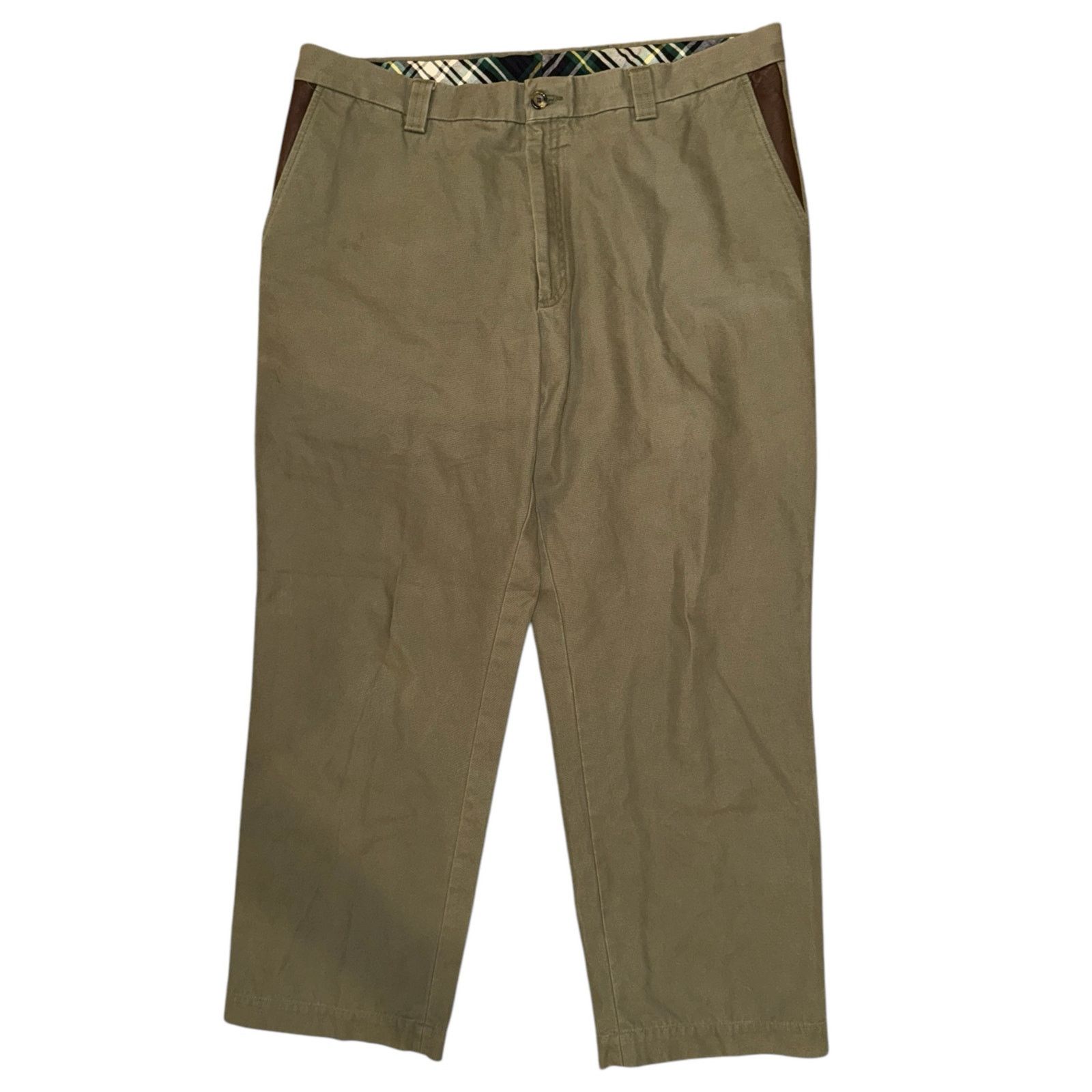The Unbranded Brand Kevin’s Plantation Collection Men’s 38 Chino Pants Green Size US 38 / EU 54 - 2 Thumbnail