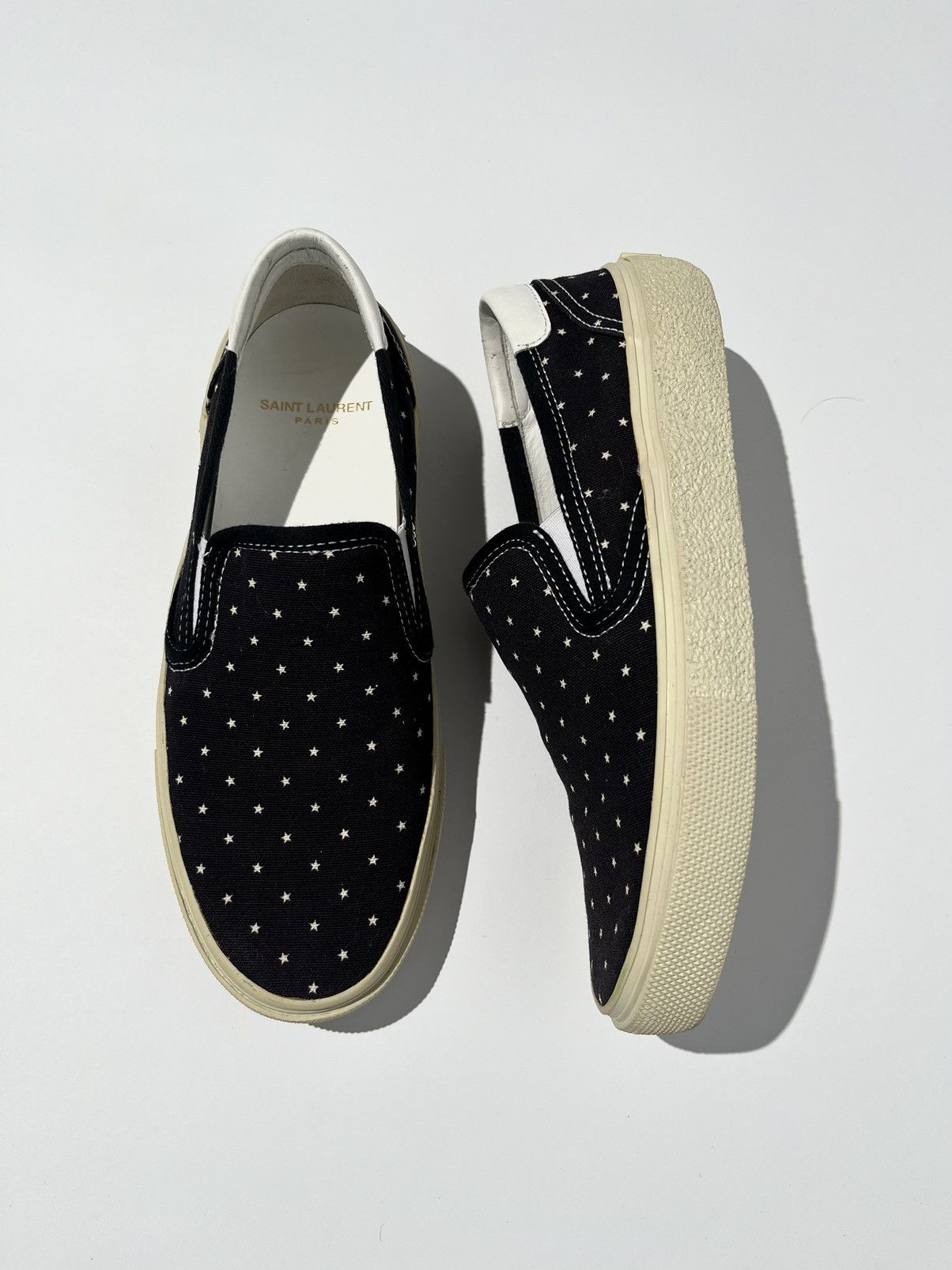 SS14 Saint Laurent Paris Star Skate Slip On by Hedi Slimane