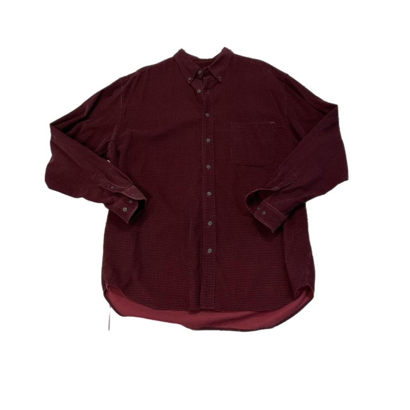 Other Vtg 90s burgundy corduroy button Size US XL / EU 56 / 4 - 1 Thumbnail