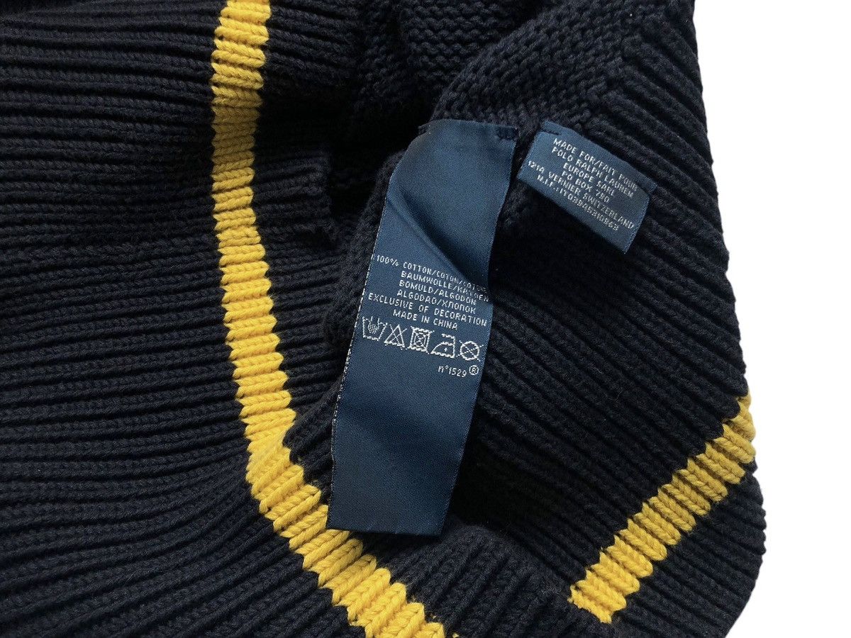 Polo Ralph Lauren × Ralph Lauren Polo Ralph Lauren V-neck heavy cotton knit sweater Size US M / EU 48-50 / 2 - 6 Thumbnail