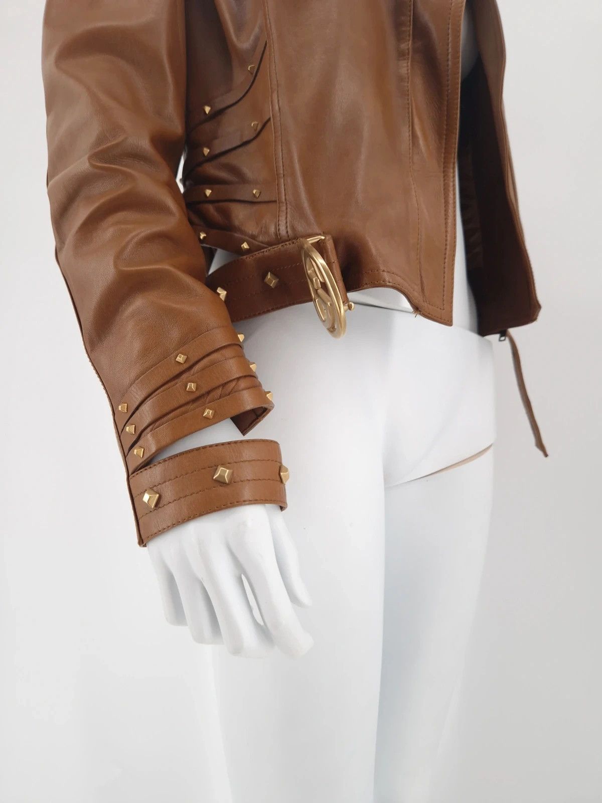 Gucci Gucci by TF SS2004 Leather Jacket Size S / US 4 / IT 40 - 5 Thumbnail