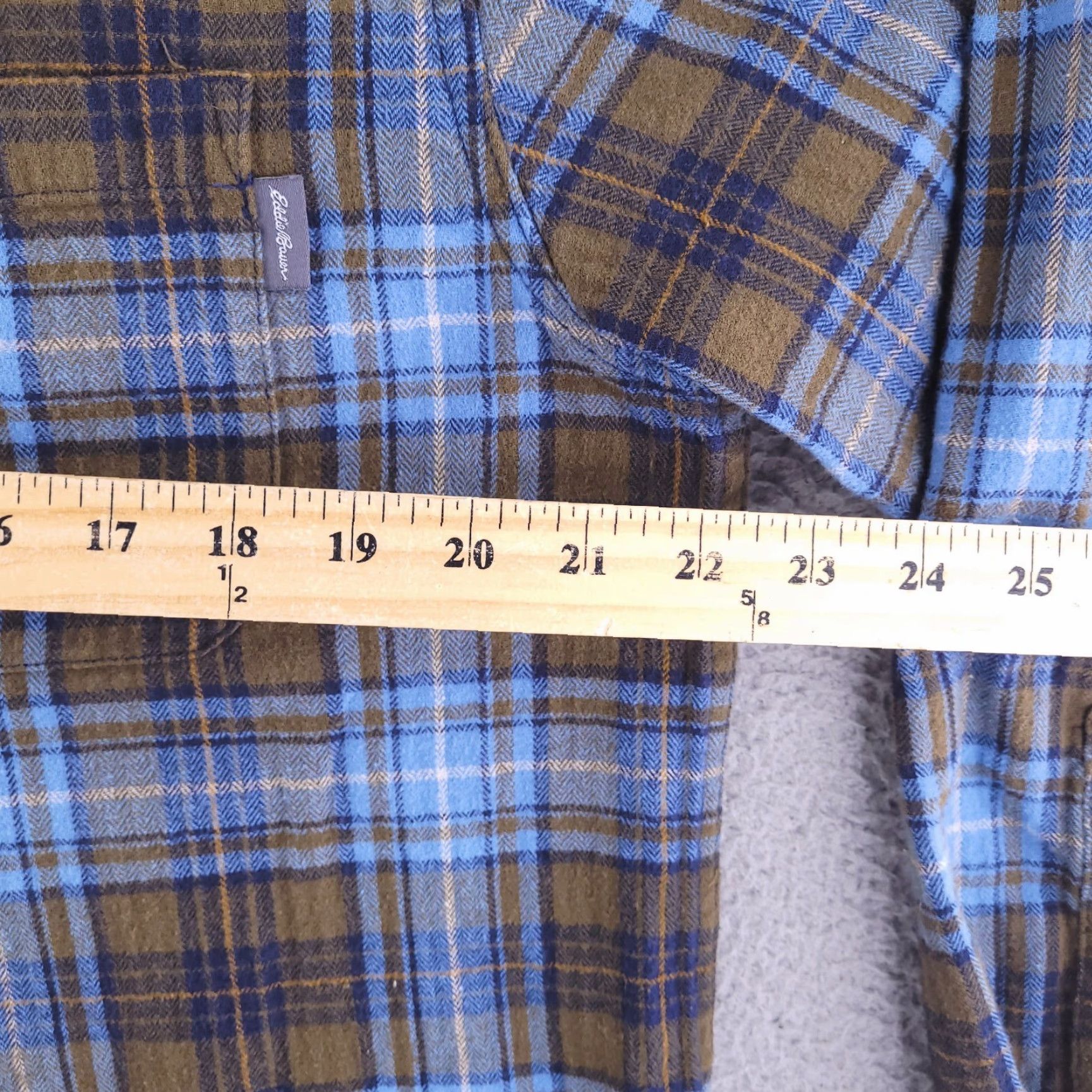 Eddie Bauer Eddie Bauer Shirt Mens Medium Brown Flannel Cotton Long Sleeve Button-Up Size US M / EU 48-50 / 2 - 6 Thumbnail