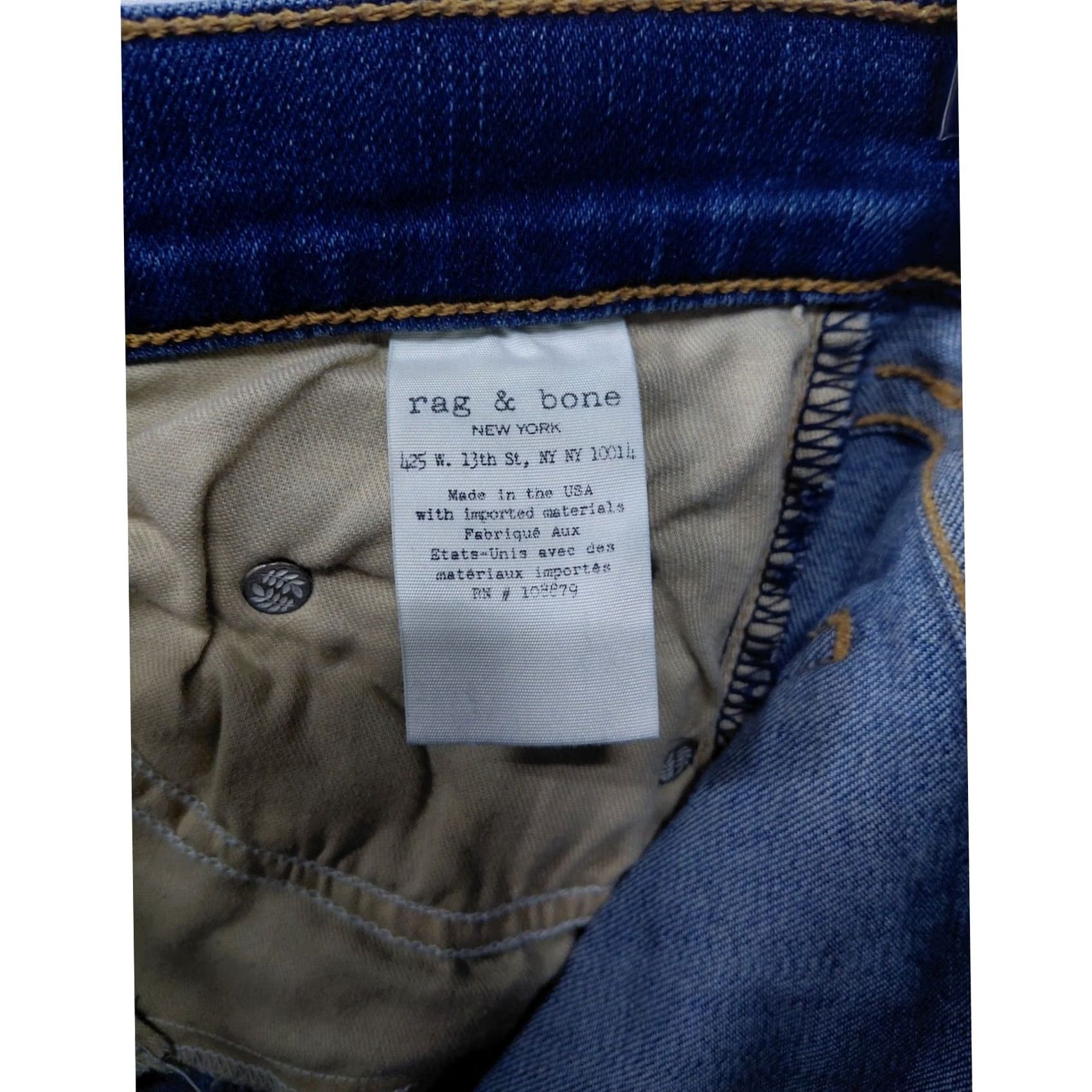 Paige PAIGE Blue Denim Jeans Women Solid Slim Size 26 Size 26" / US 2 / IT 38 - 7 Thumbnail