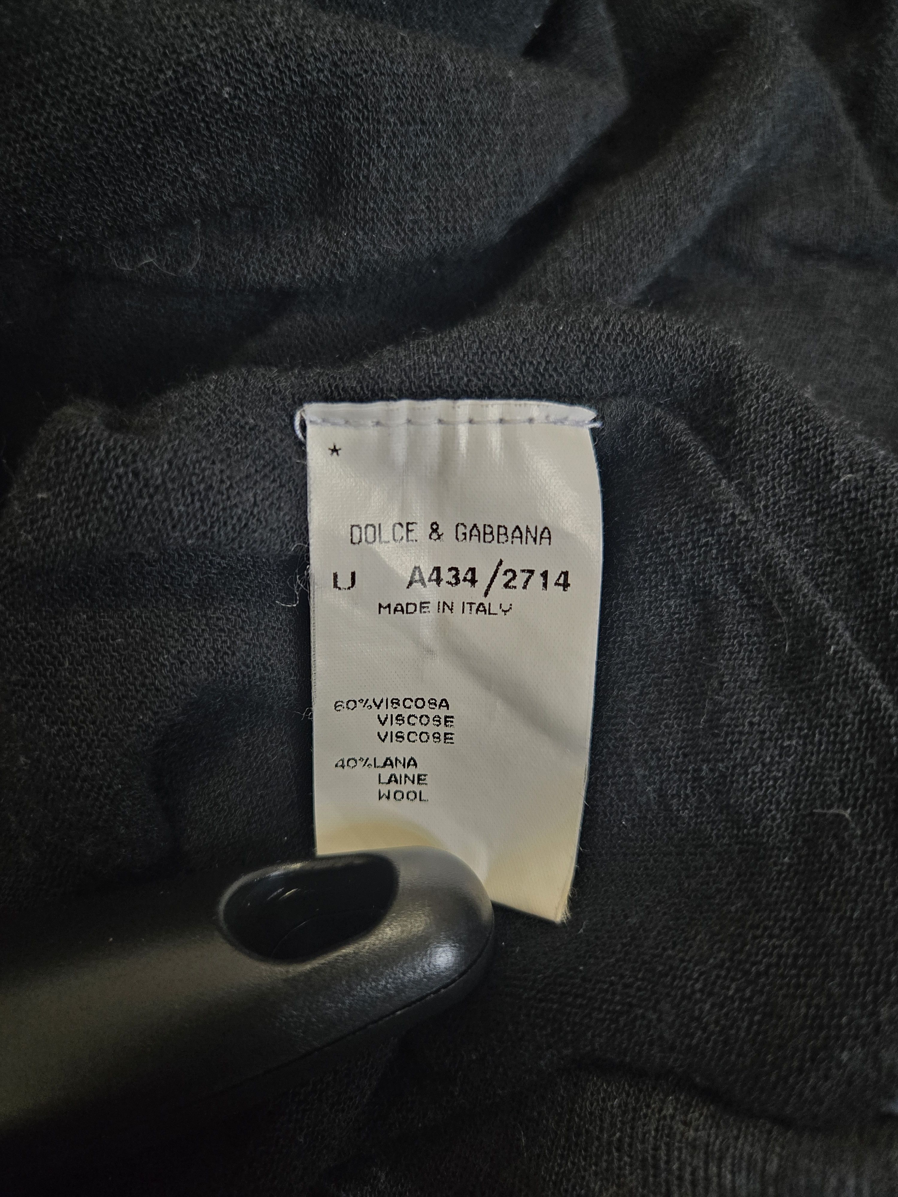 Dolce & Gabbana Rare Dolce & Gabana Wool Double Sweater Size US M / EU 48-50 / 2 - 3 Thumbnail