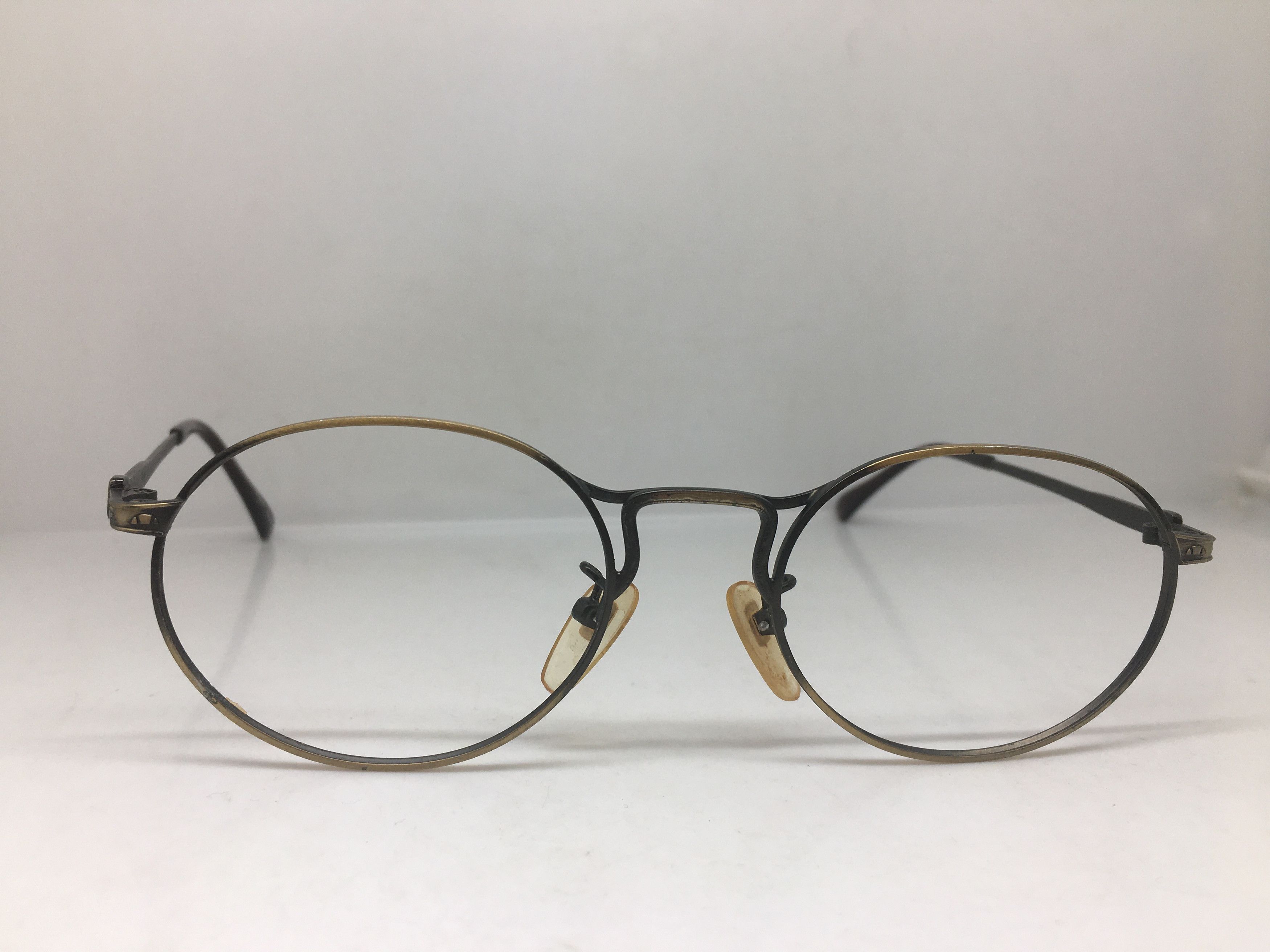 Vintage Vintage Antique Copper Oval Aristocratic Eyeglasses Frame Size ONE SIZE - 1 Thumbnail