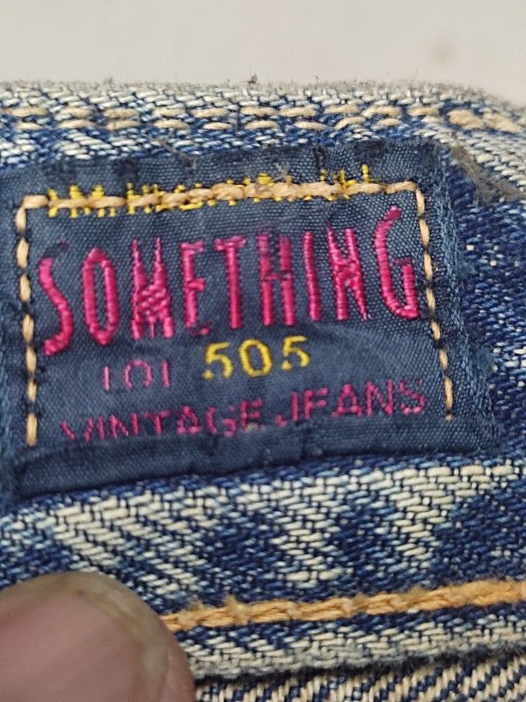 Japanese Brand × Vintage VINTAGE SOMETHING JAPANESE BRAND SELVEDGE DISTRESSED STYLE Size US 31 - 13 Thumbnail