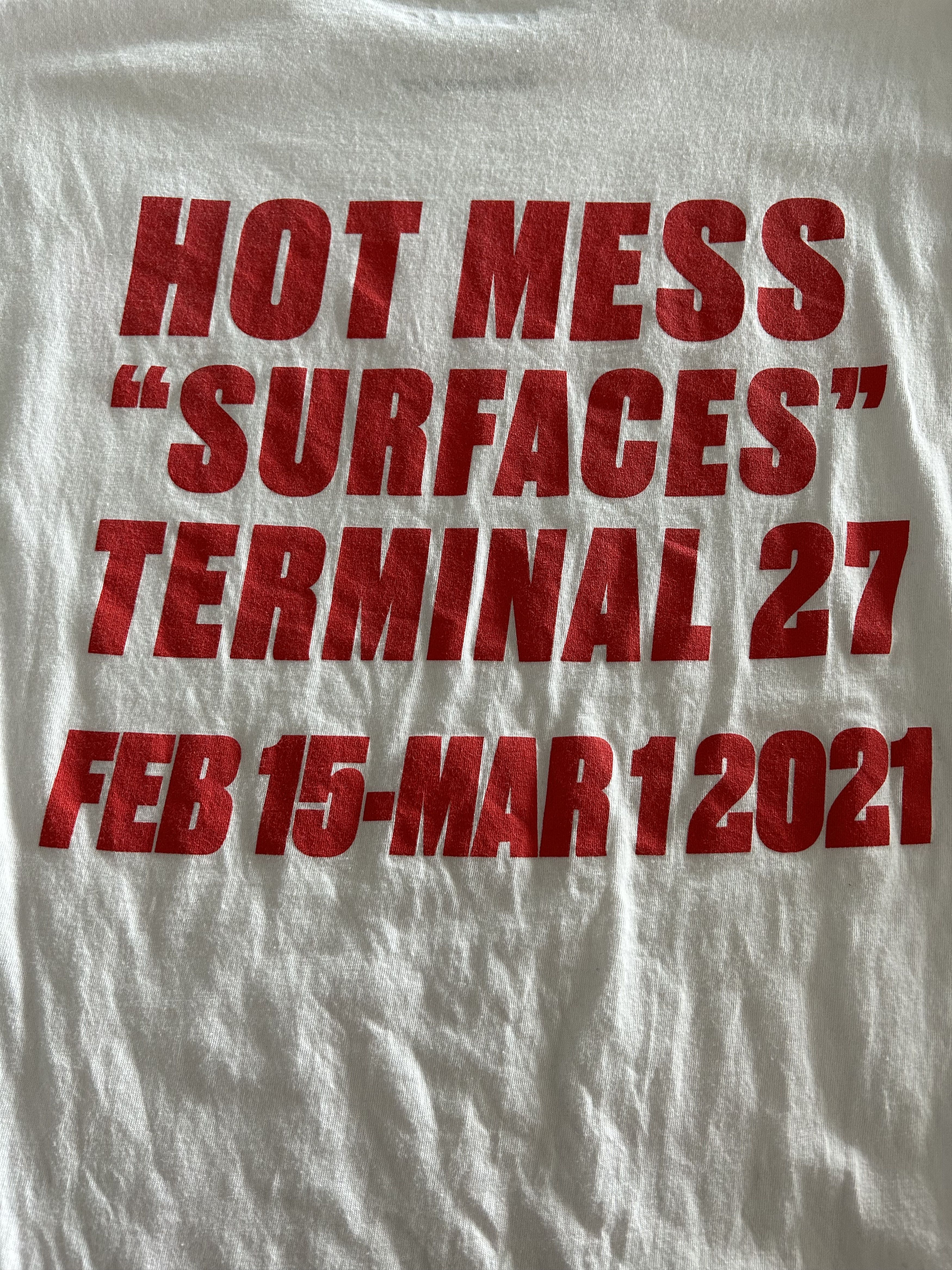 image of Luka Sabbat Hot Mess Terimnal 7 Tee in White, Men's (Size Medium)