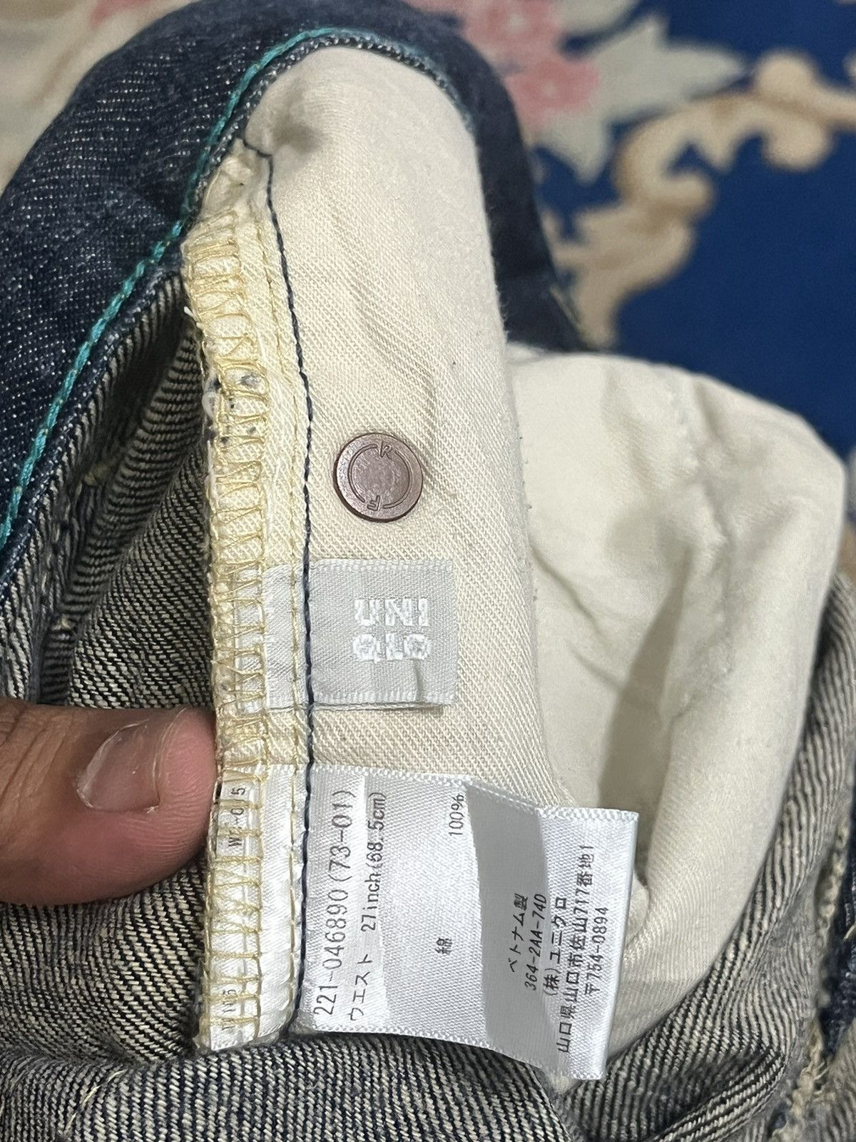 Uniqlo 90’s Uniqlo Boyfriend Unisex Flare Style Jeans Size US 32 / EU 48 - 6 Thumbnail