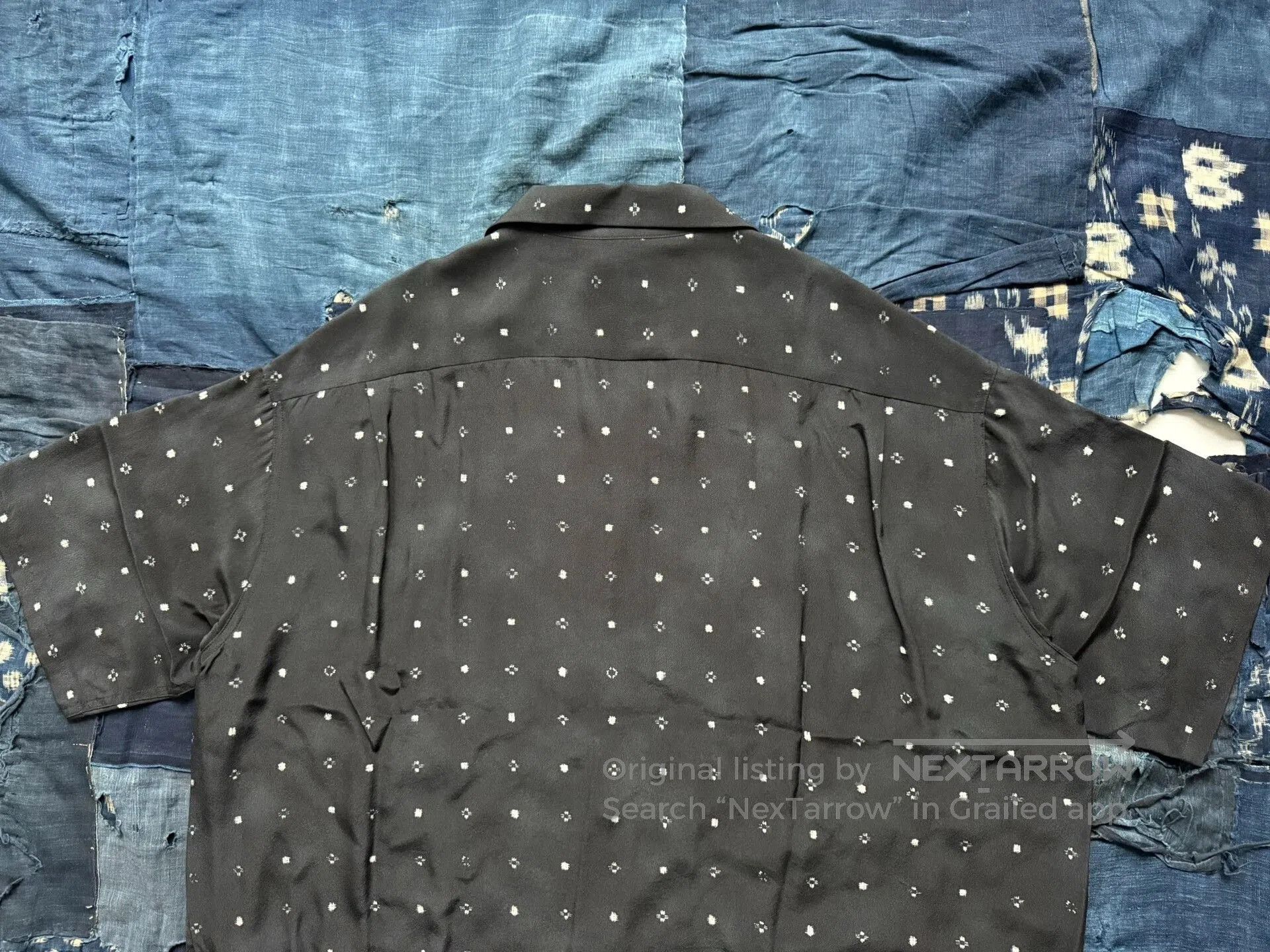 Visvim visvim crosby short-sleeve shirt in black. Size US L / EU 52-54 / 3 - 5 Thumbnail