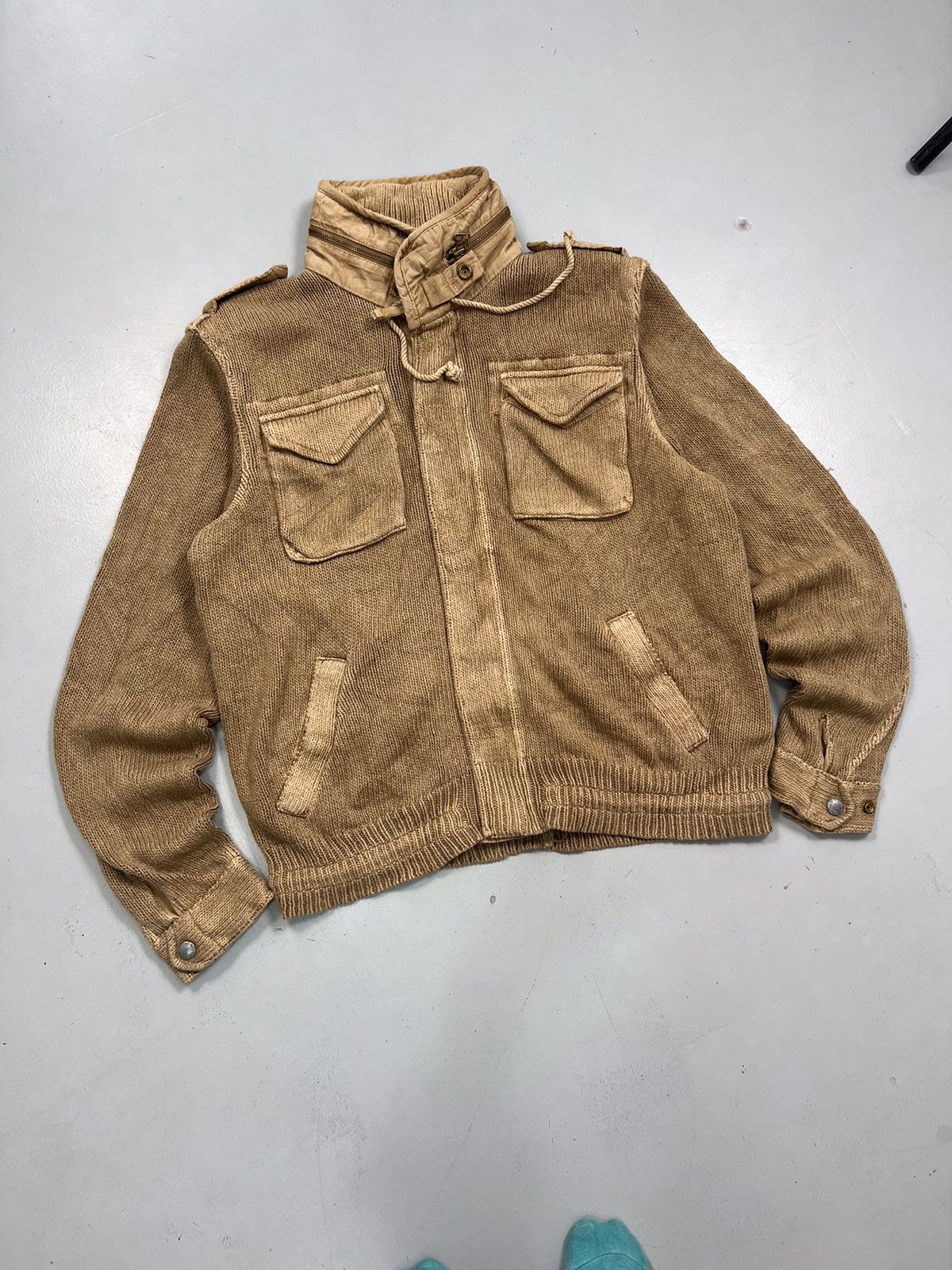 Polo Ralph Lauren Rarph lauren polo button fly zipup knit 🧶 Size US S / EU 44-46 / 1 - 2 Thumbnail
