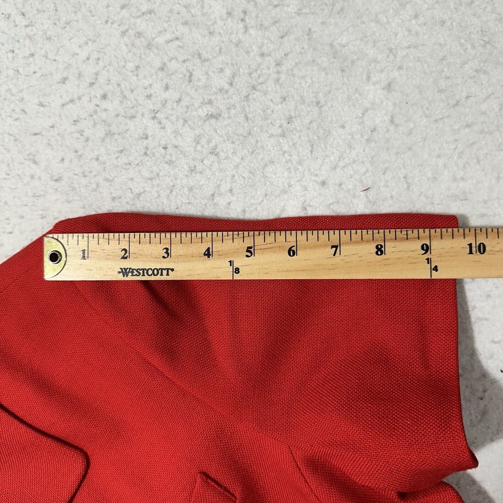Other Kasper For A.S.L. 14 Blazer Jacket Red Button Front Coat Size XL / US 12-14 / IT 48-50 - 12 Thumbnail