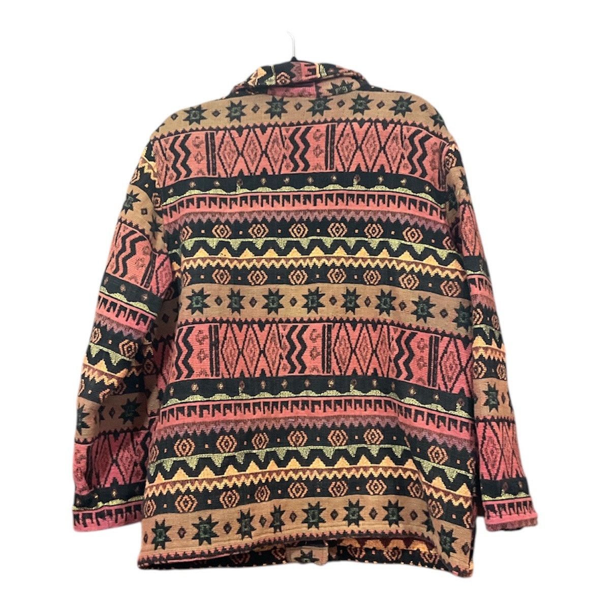 Chicos Chicos Jacket Women 1 Aztec 100% Cotton Size M / US 6-8 / IT 42-44 - 2 Thumbnail