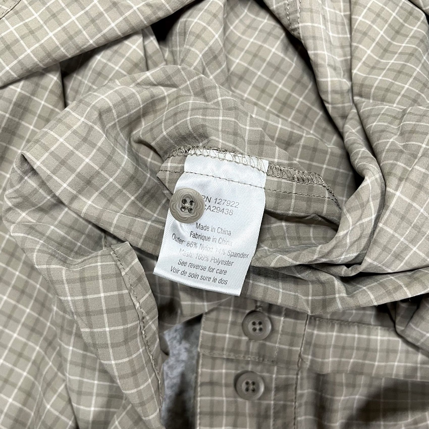 Mountain Khakis Mountain Khakis Shirt Mens XL Brown Plaid Button-Down Lightweight Vented Cotton Nylon Spandex Size US XL / EU 56 / 4 - 4 Thumbnail