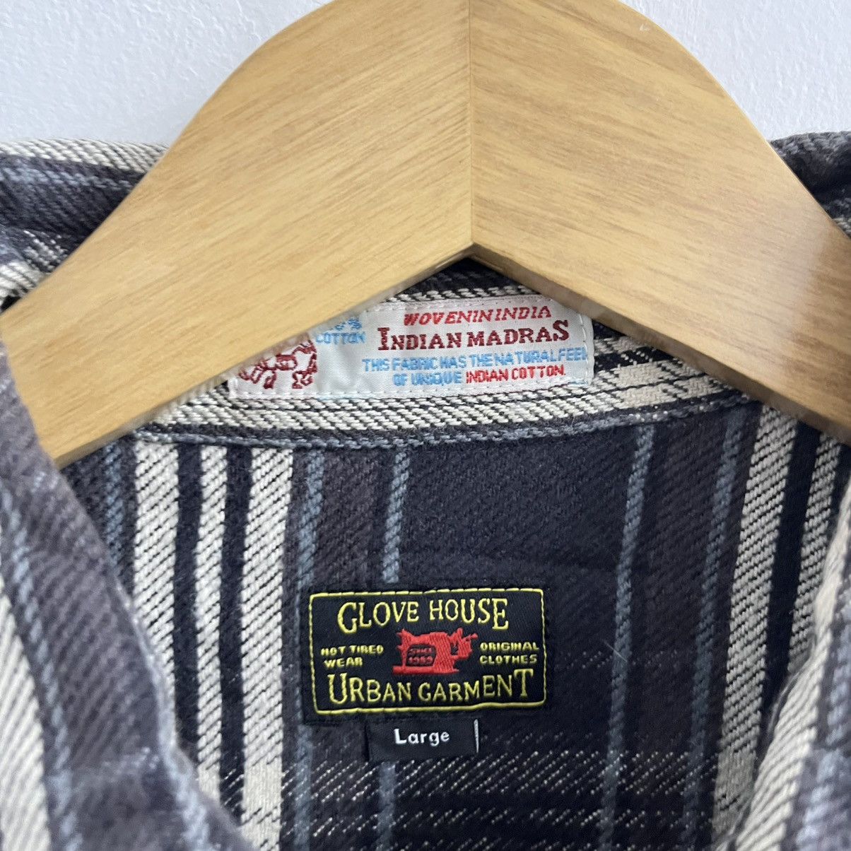 Japanese Brand Glove House Urban Garment Heavyweight Flannel Shirt Size US L / EU 52-54 / 3 - 4 Thumbnail
