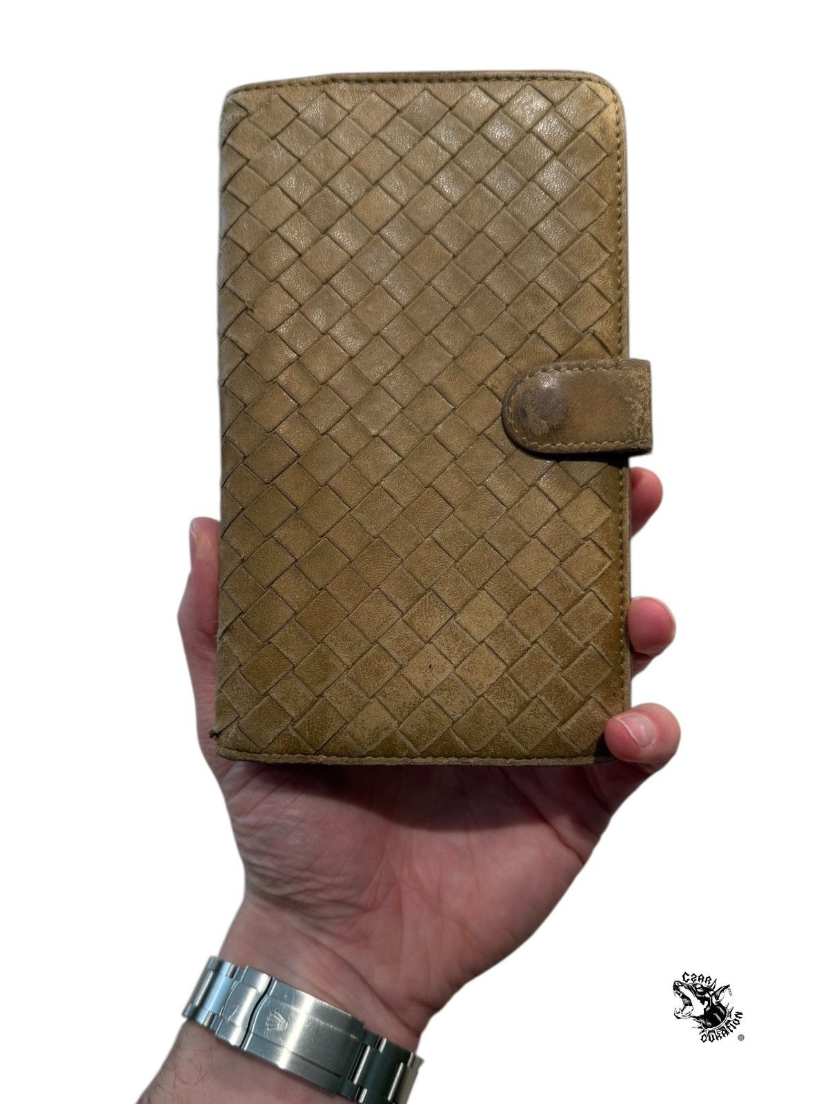 Bottega Veneta Bottega Veneta vintage quilted leather wallet beige Size ONE SIZE - 1 Thumbnail