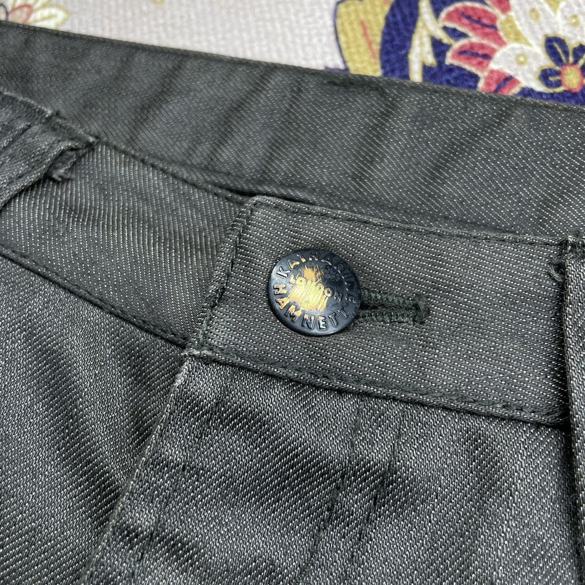 Katharine Hamnett London A20 Katharine Hamnett London Dark Brown Coated Jeans Size US 30 / EU 46 - 9 Thumbnail
