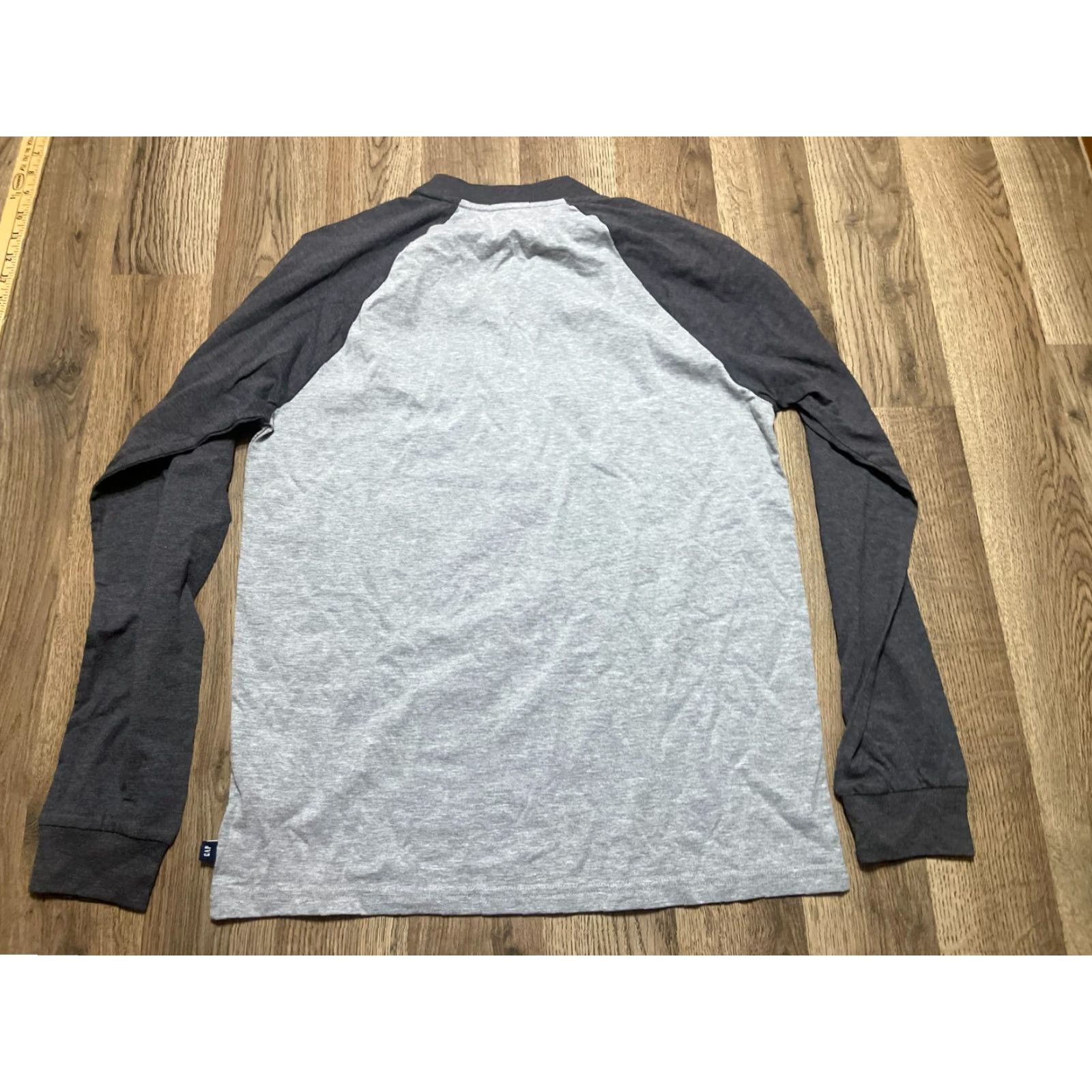 Gap Gap 1969 Shirt Men M Gray Long Sleeve Regular Fit T-Shirt Vintage No Size US M / EU 48-50 / 2 - 2 Thumbnail