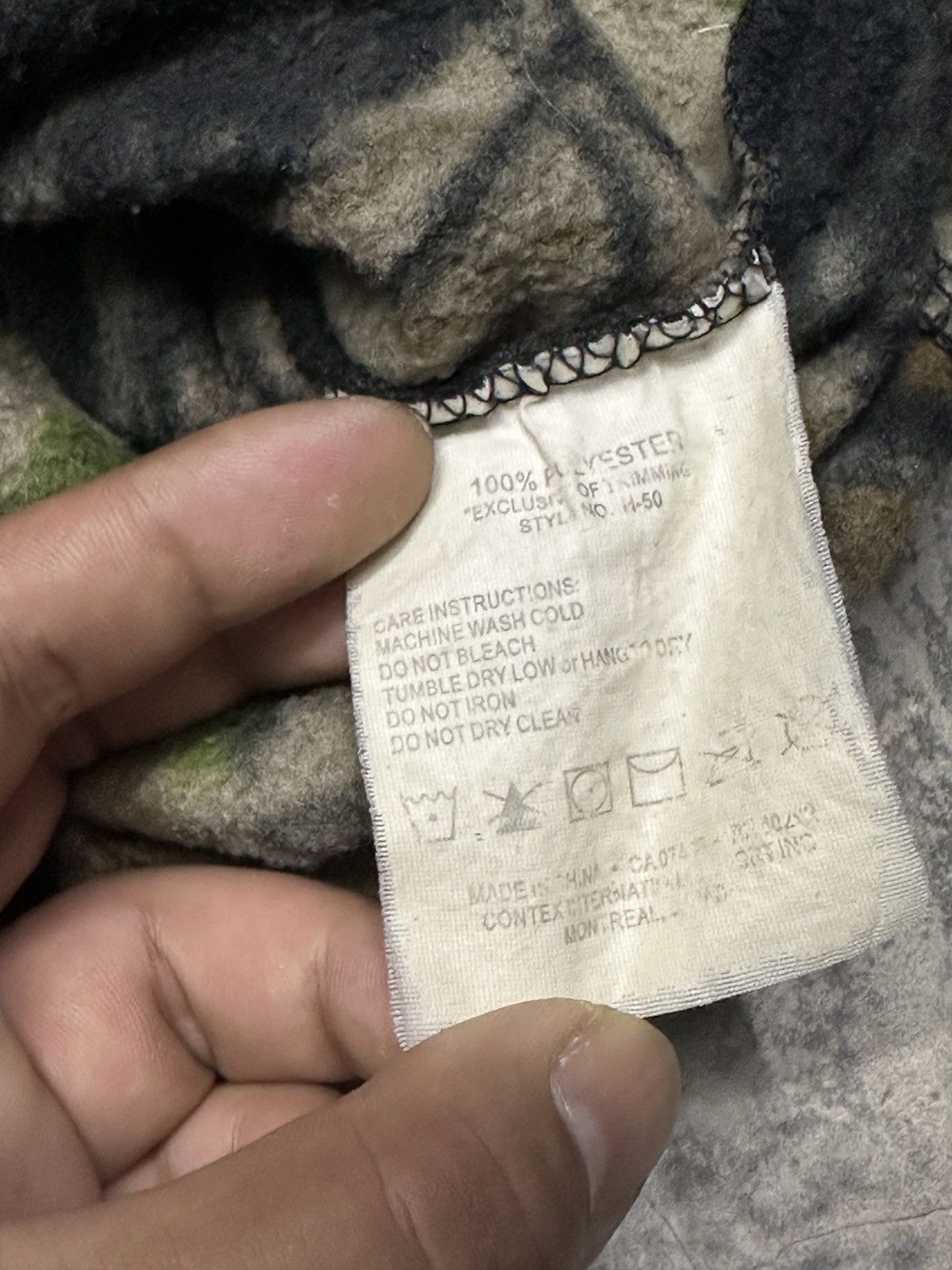 Realtree × Vintage Vintage Xon Swiss camouflage distressed hoodie Size US XL / EU 56 / 4 - 7 Thumbnail