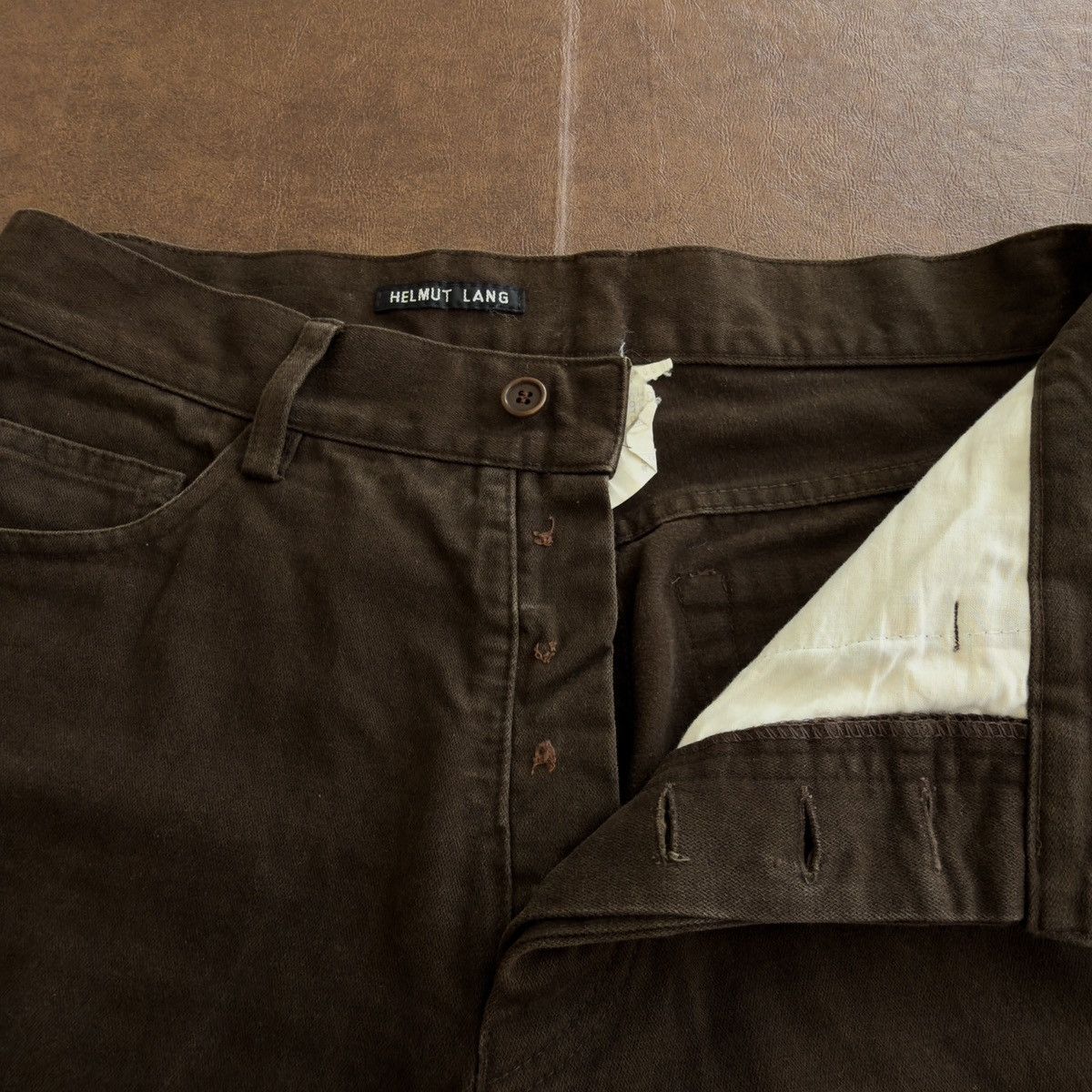 Helmut Lang 2000s Slim Denim Jeans Size US 30 / EU 46 - 8 Thumbnail