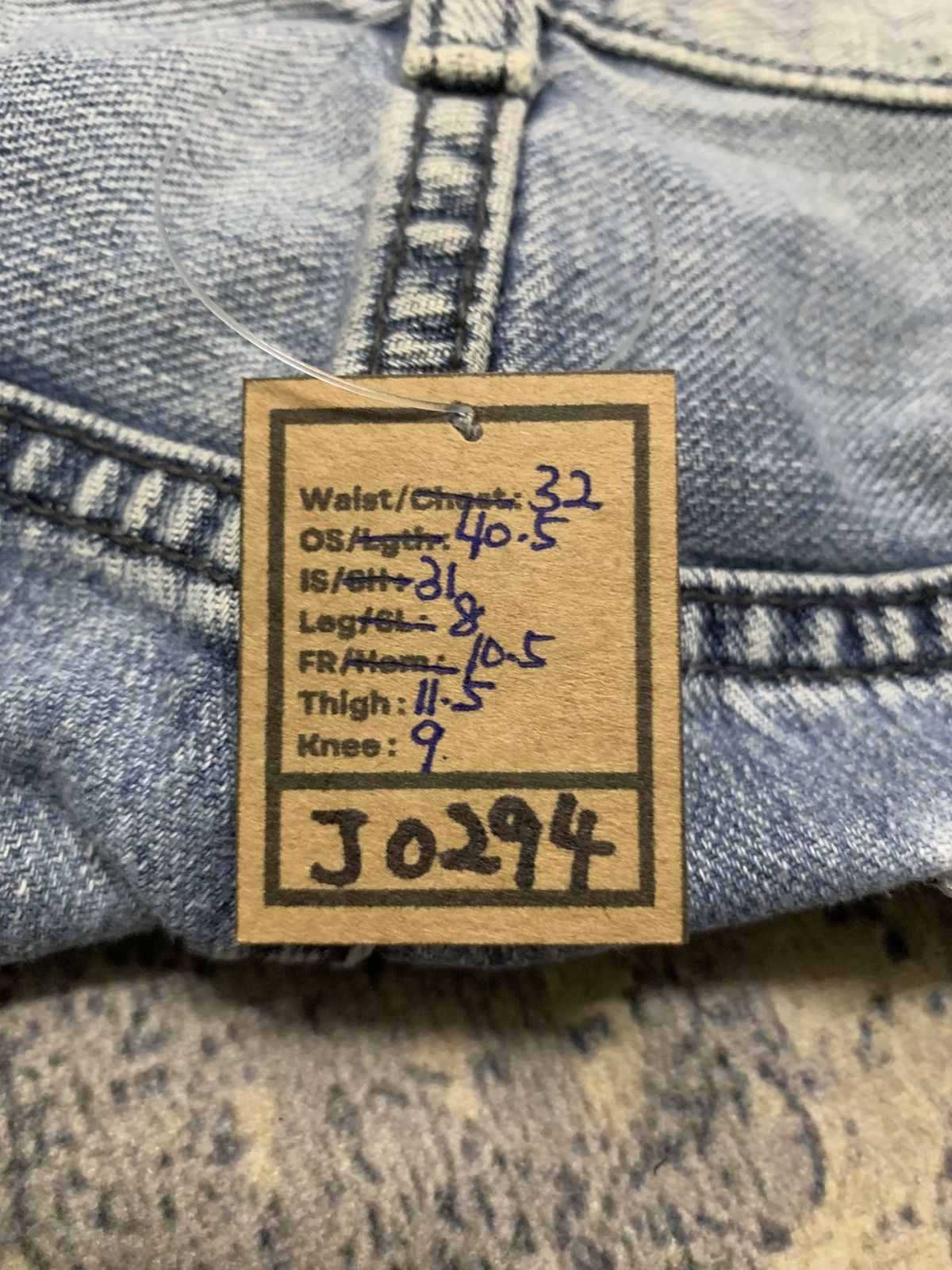 Japanese Brand Vintage Lee Rusty Distressed Regular Straight Jeans Size US 32 / EU 48 - 15 Thumbnail