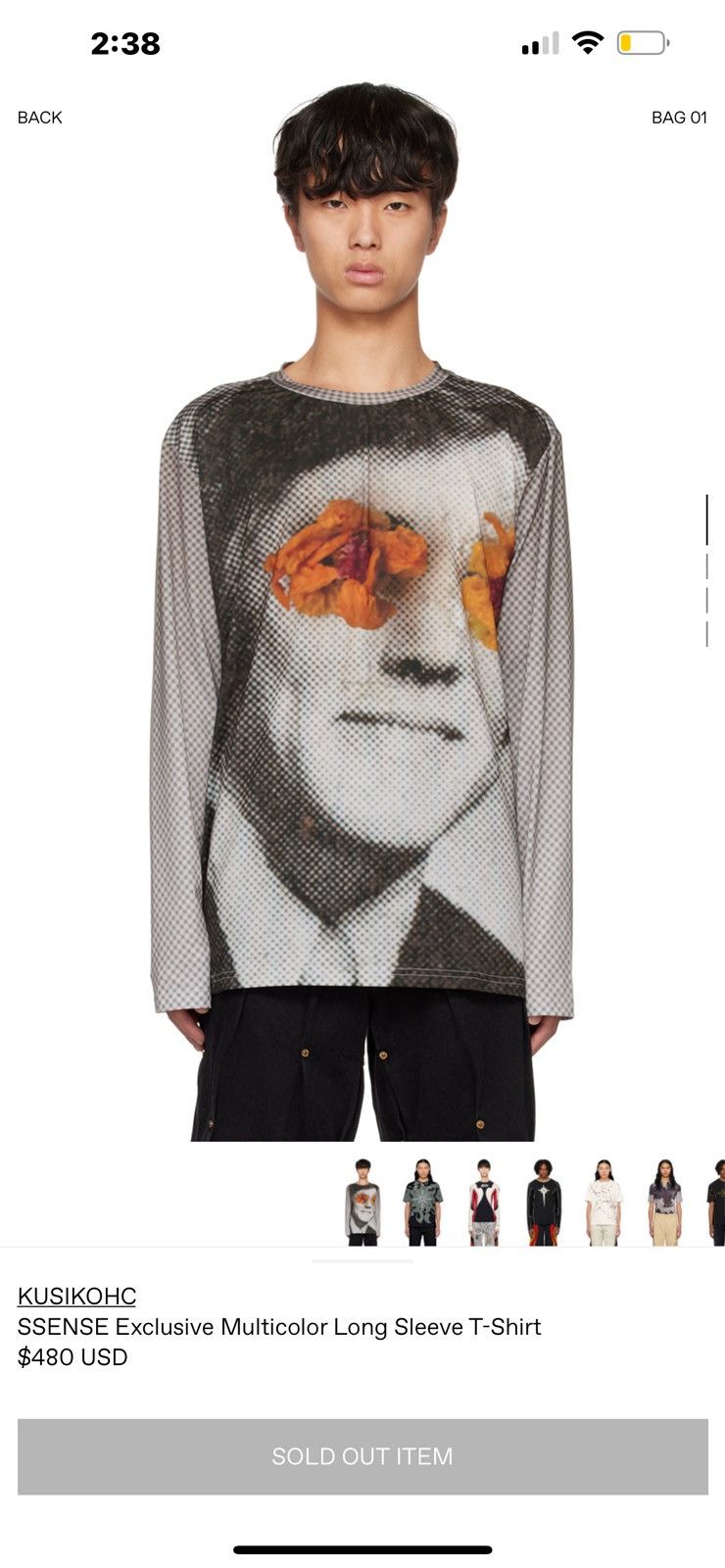 Kusikohc KUSIKOHC SSENSE Exclusive Multicolor Long Sleeve T-Shirt Size US XL / EU 56 / 4 - 2 Thumbnail
