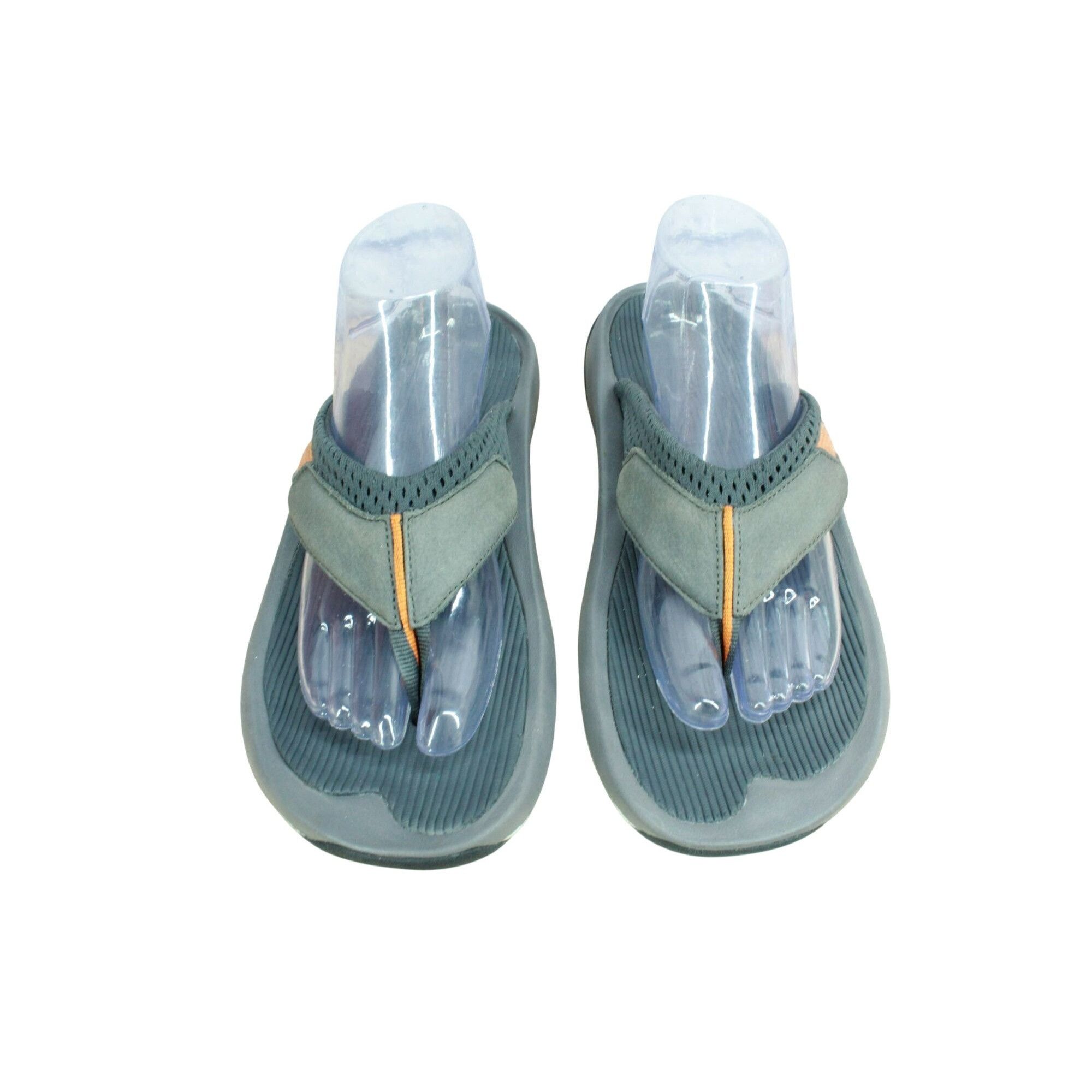 L.L. Bean LL Bean Swift River Gray Suede Flip-Flops Men's Size 9 M Size US 9 / EU 42 - 5 Thumbnail
