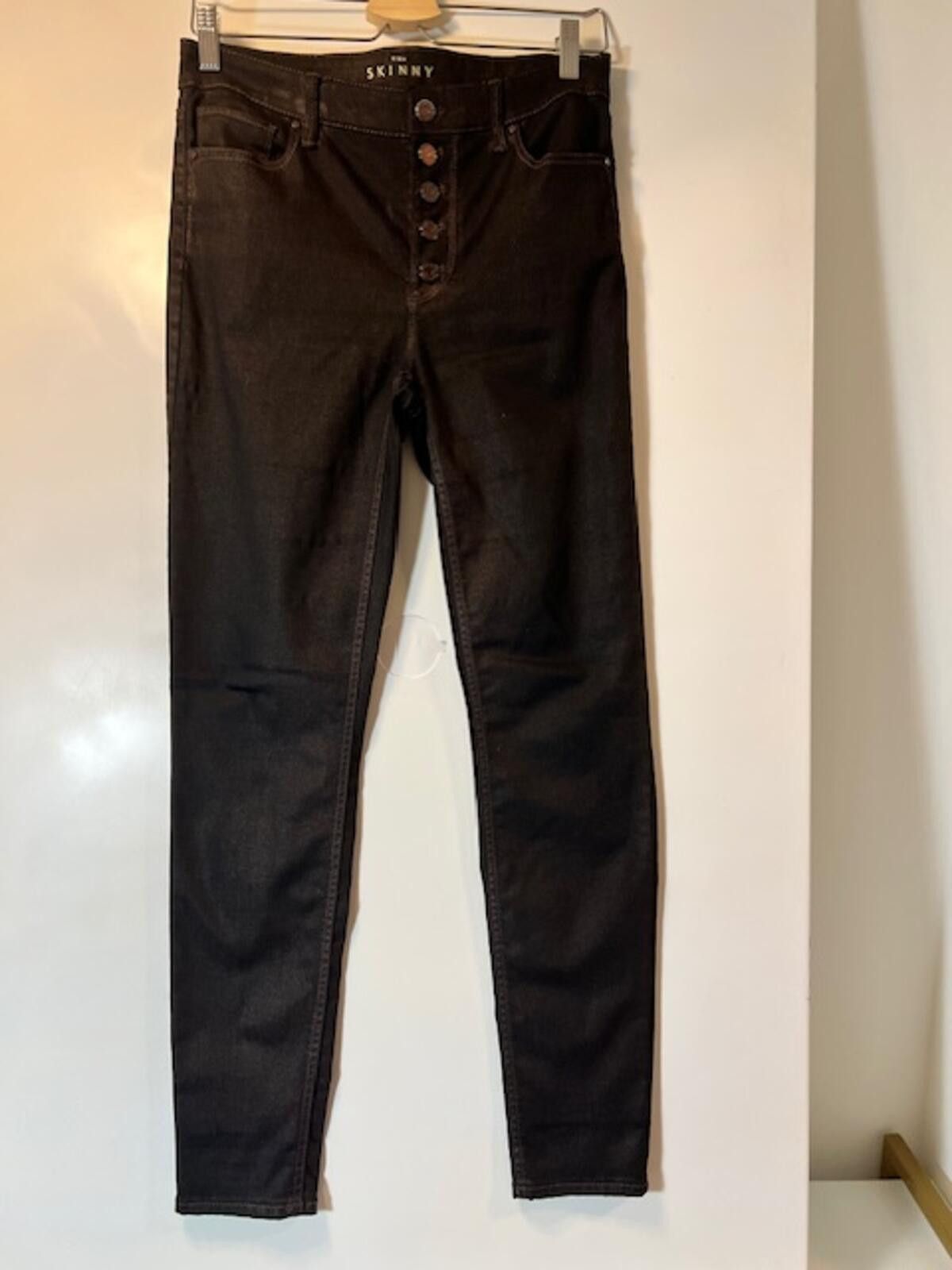 Other WHITE HOUSE BLACK MARKET High-Waisted Skinny Jeans Size 27" / US 4 / IT 40 - 2 Thumbnail