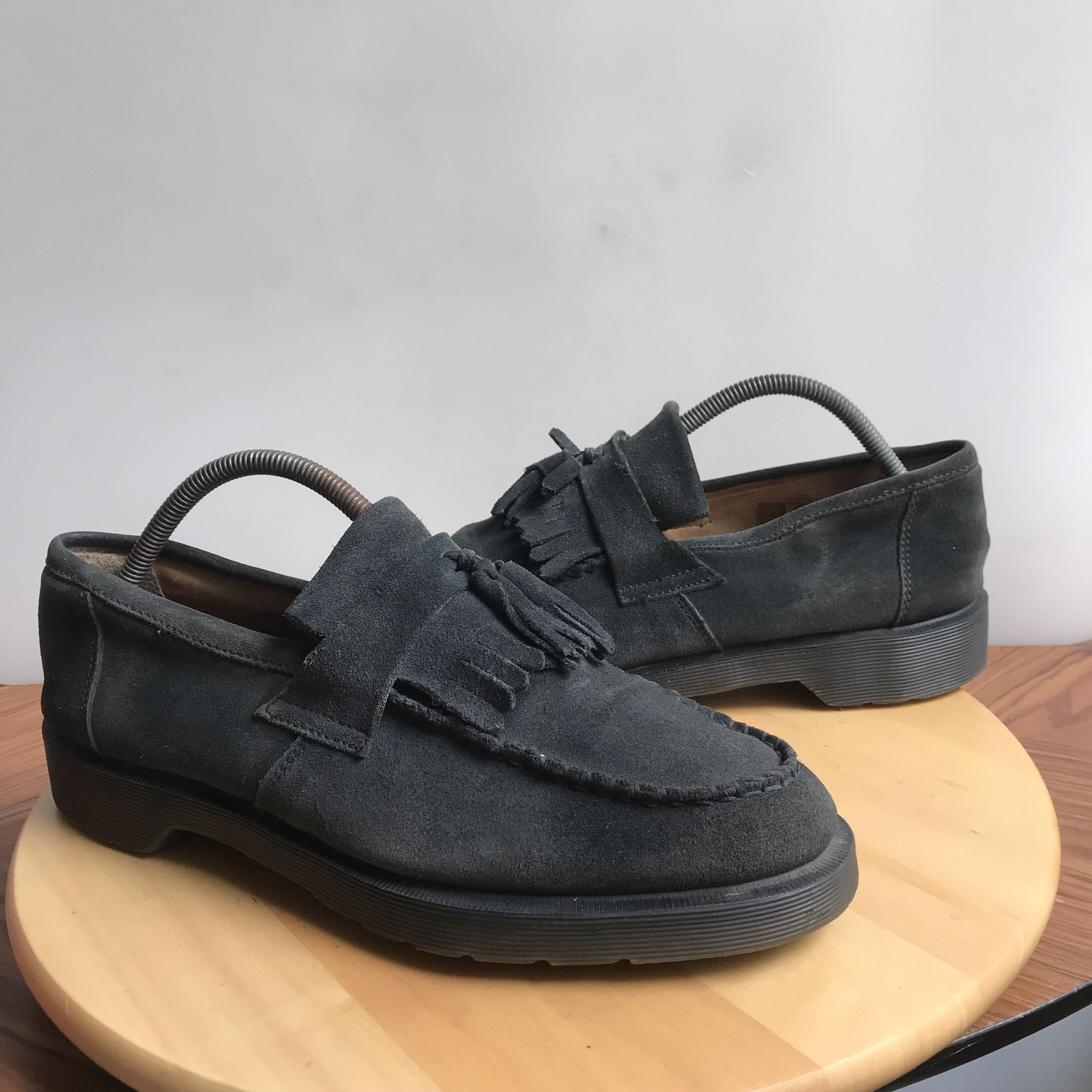 Dr. Martens Dr Martens x Bape A bathing ape Adrian Tassle Black Suede Size US 11.5 / EU 44-45 - 2 Thumbnail