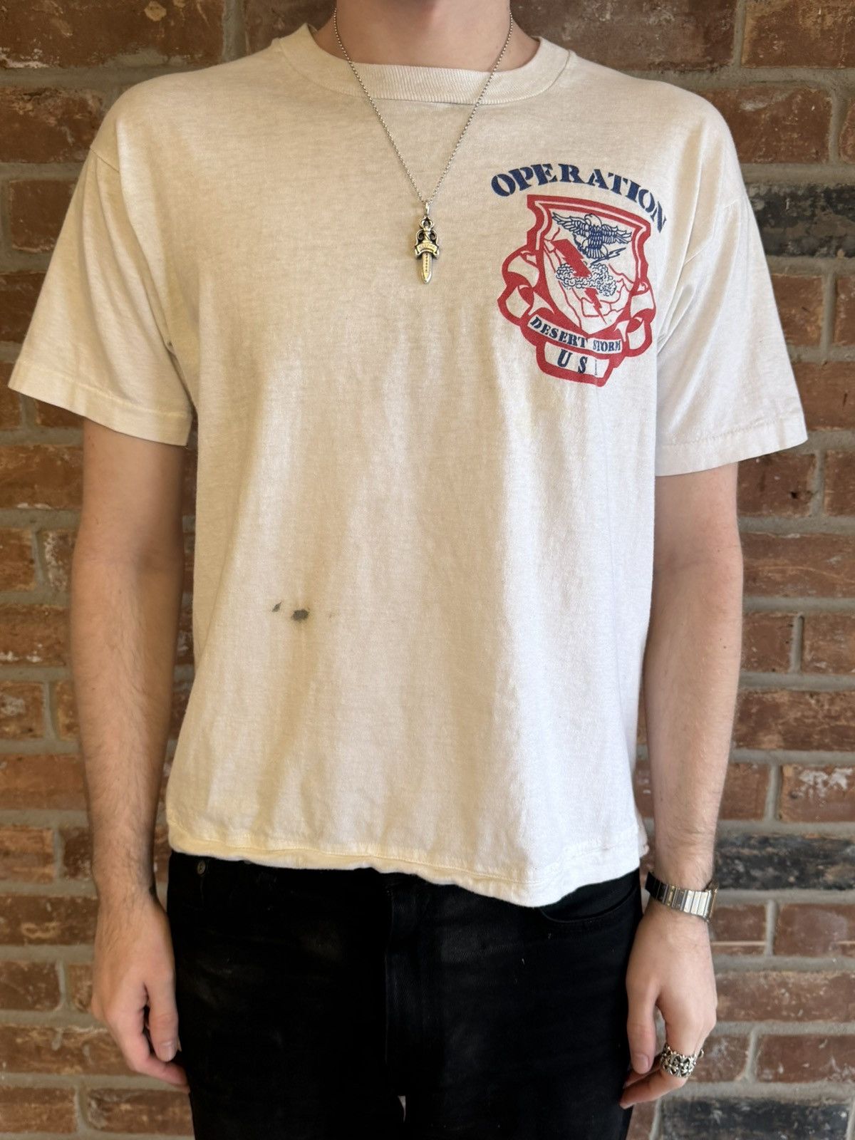 Vintage Vintage Operation Desert Storm Tee – Made in USA 🇺🇸 Size US S / EU 44-46 / 1 - 2 Thumbnail