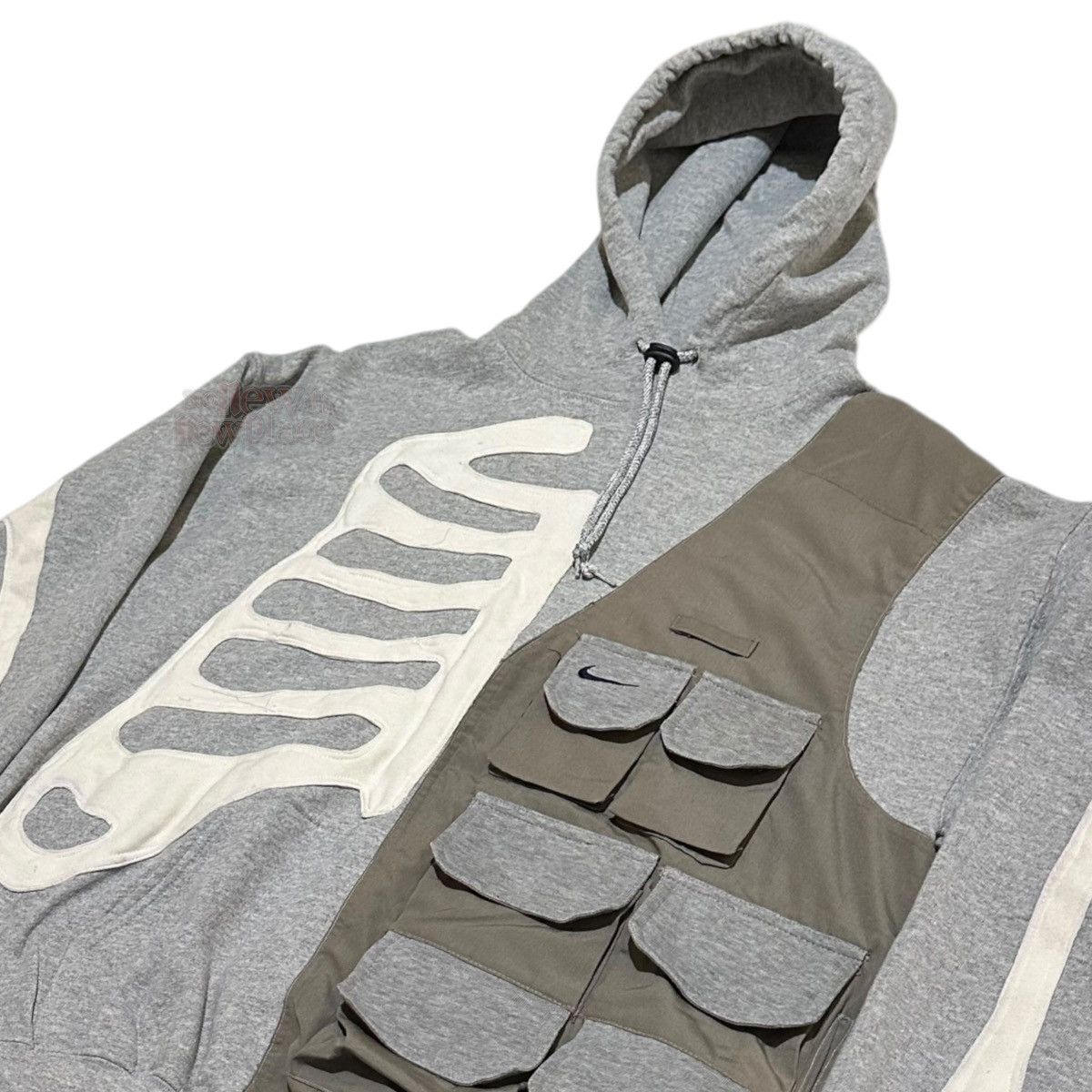 Nike Nike Hoodie Vest Skeleton series “Lavr” 595 Reworked Hoodie Size US L / EU 52-54 / 3 - 7 Thumbnail