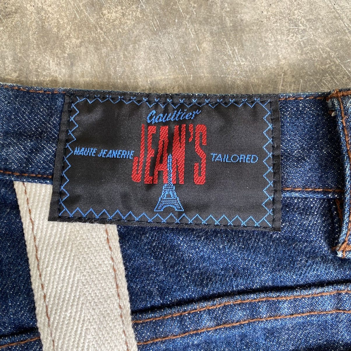 Jean Paul Gaultier Archive Vintage Gaultier Jeans Back Line Denim Size US 29 - 5 Thumbnail