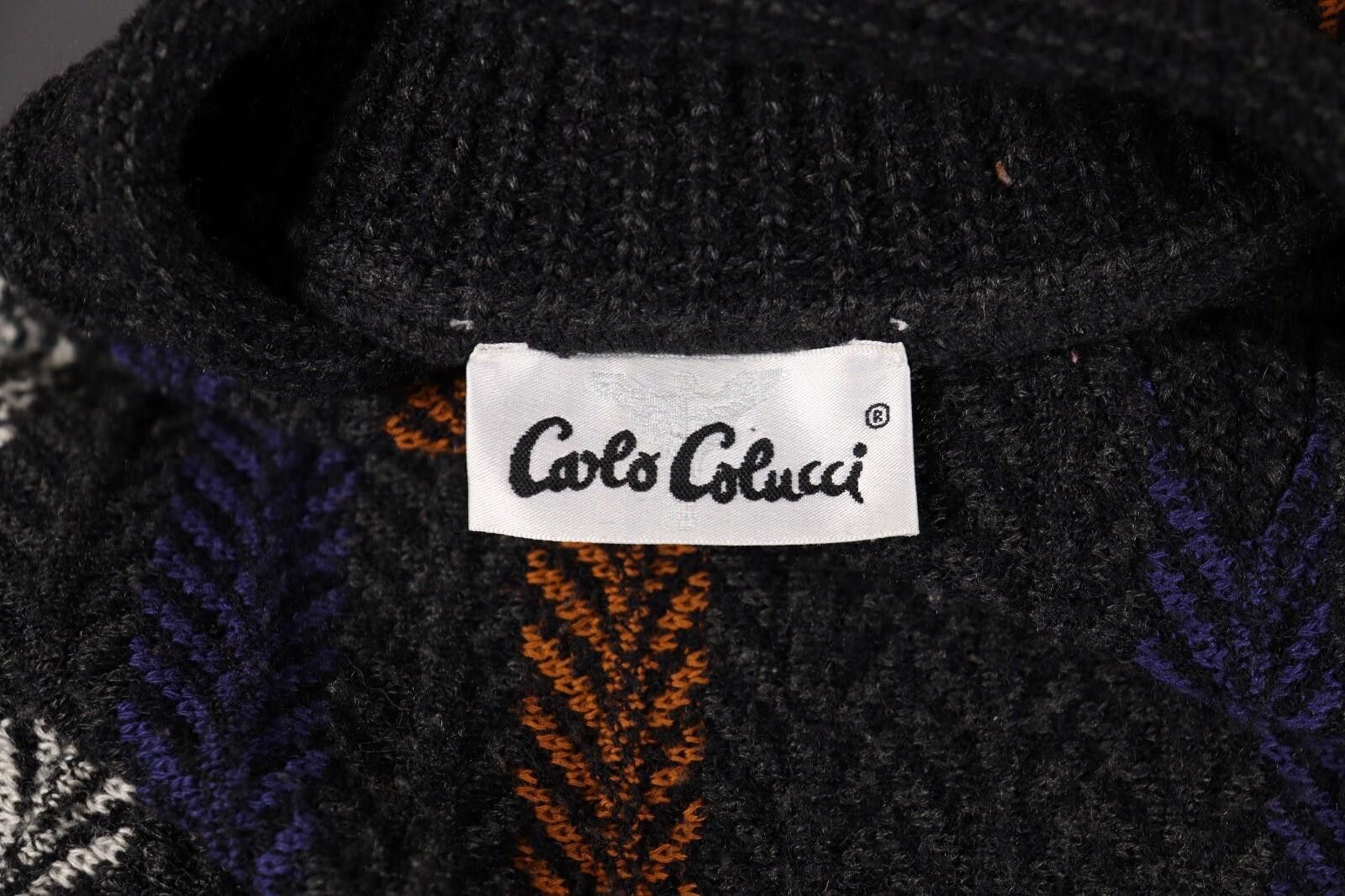 Carlo Colucci Carlo Colucci Black Stripe Wool Knit Sweater Size 54 Size US M / EU 48-50 / 2 - 10 Thumbnail