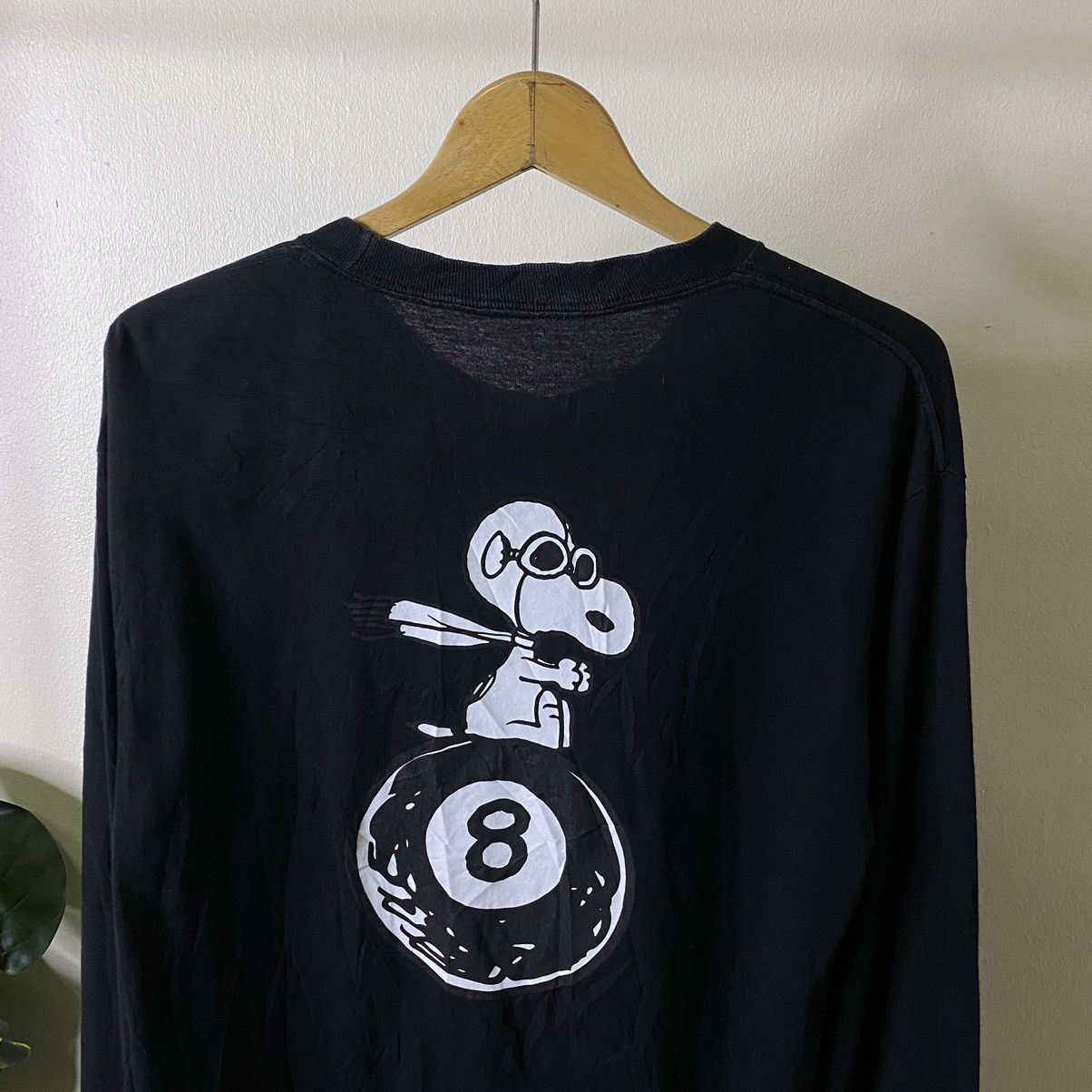 Huf Huf Skateboard Eight Ball x Peanuts Snoopy Collabs LS Tee Size US M / EU 48-50 / 2 - 2 Thumbnail