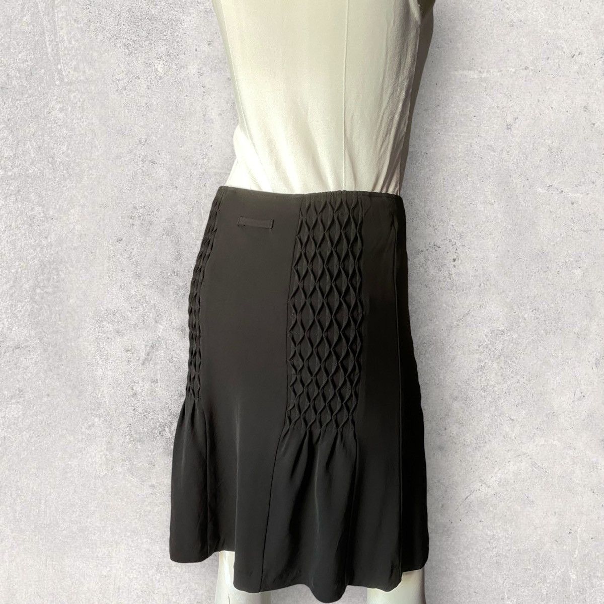 Jean Paul Gaultier JPG Smocking Pattern Skirt Size 28" / US 6 / IT 42 - 6 Thumbnail
