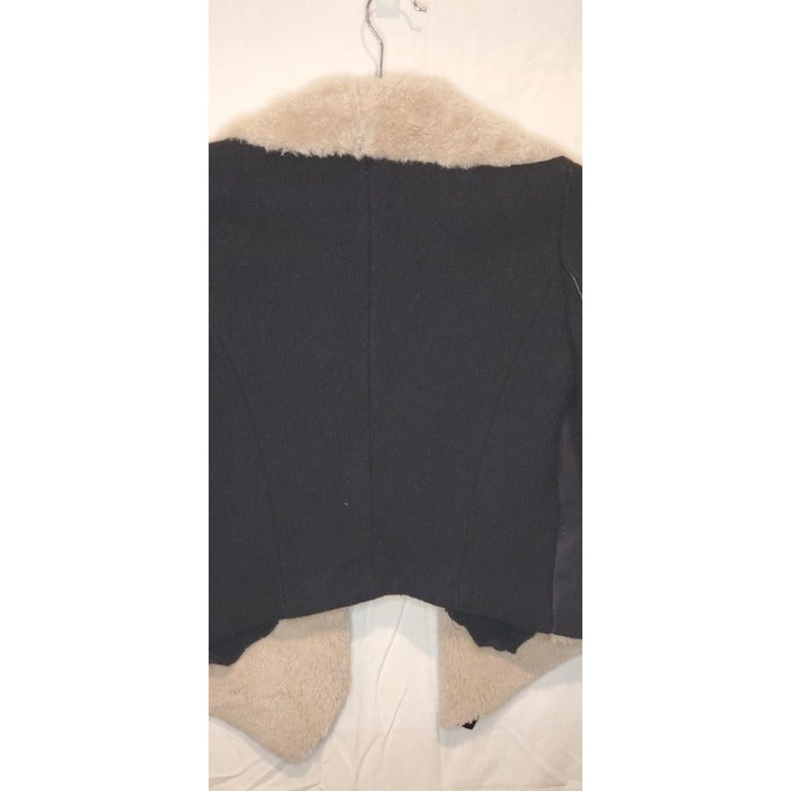 Other DEX Black Wool Sherpa Fur Winter Coat Size XS Size XS / US 0-2 / IT 36-38 - 5 Thumbnail
