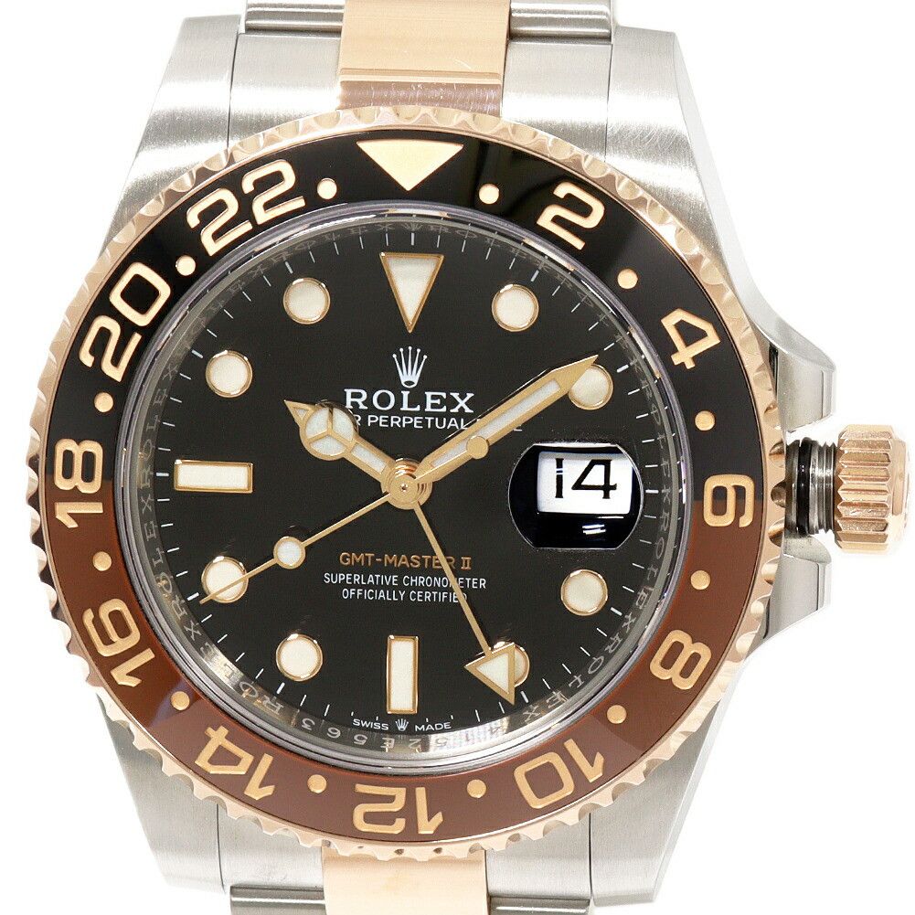Rolex Rolex Rolex GMT-Master II Au750 Stainless Steel Calfskin Automatic 126711CHNR DUTY FREE for USA Size ONE SIZE - 1 Thumbnail