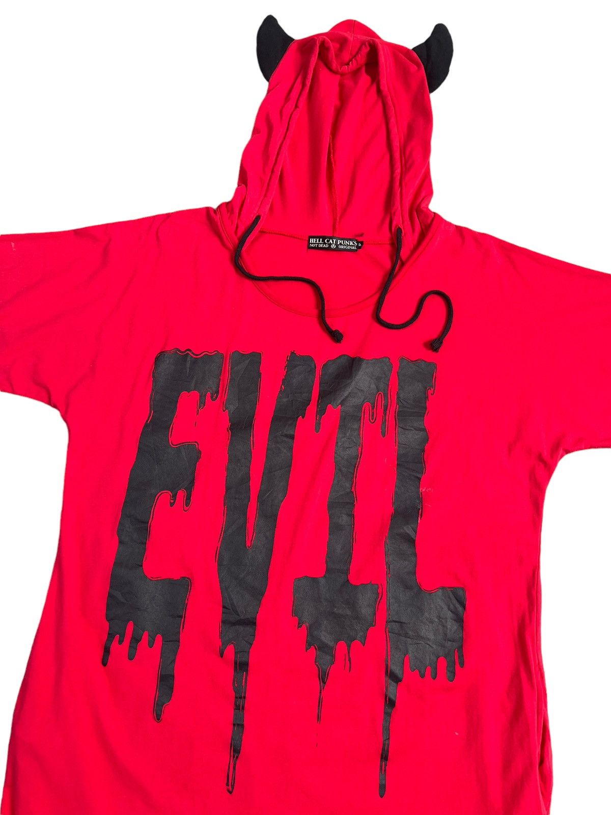 If Six Was Nine × Japanese Brand × Seditionaries Hell Cat Punks Devil Horns Pullover Size US L / EU 52-54 / 3 - 3 Thumbnail