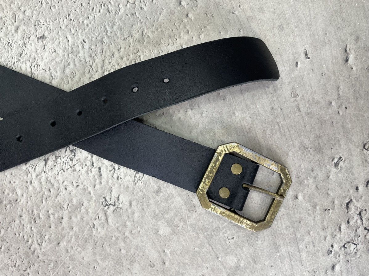 Carhartt Carhartt black leather belt avant garde street style Size ONE SIZE - 8 Thumbnail