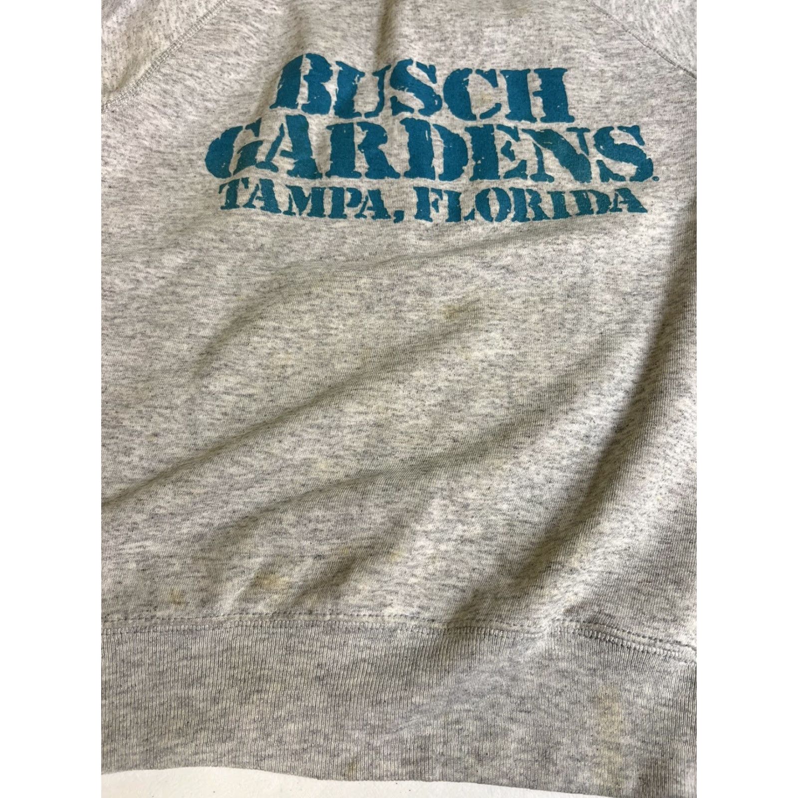 Vintage VINTAGE Busch Gardens Tampa Florida Santee Crewneck Sweatshirt M Gray Mens Regular Size M / US 6-8 / IT 42-44 - 4 Thumbnail
