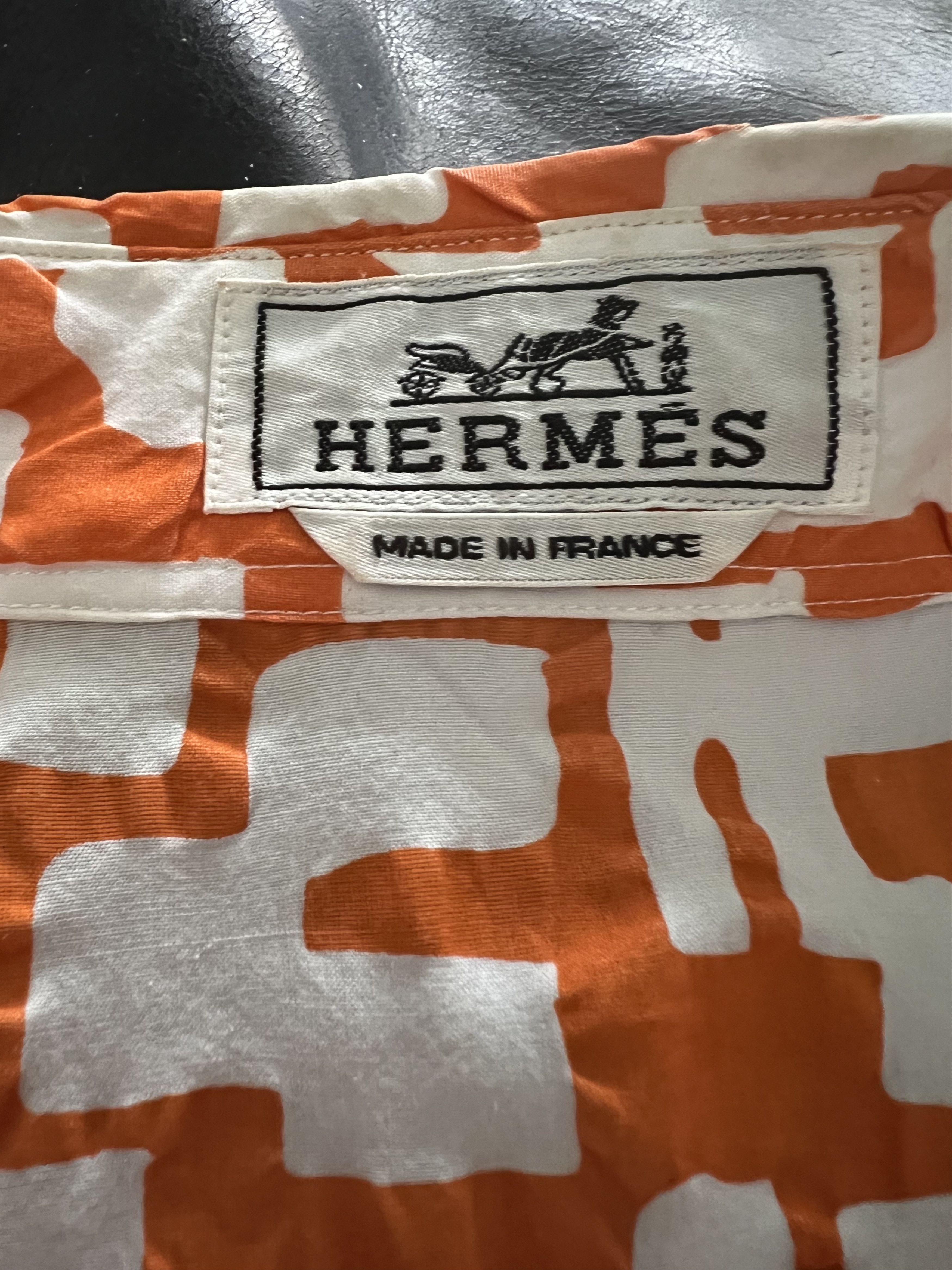 Hermes Hermes Stylized Monogram Shirt Size US M / EU 48-50 / 2 - 8 Thumbnail