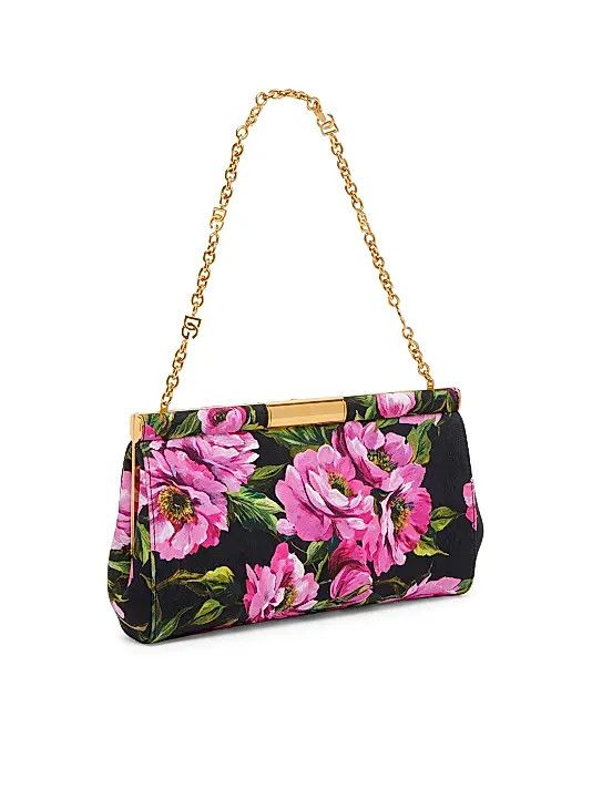 Dolce & Gabbana os11x1225 Size: OS / Marlene Floral Shoulder Bag Multicolor Size ONE SIZE - 4 Thumbnail
