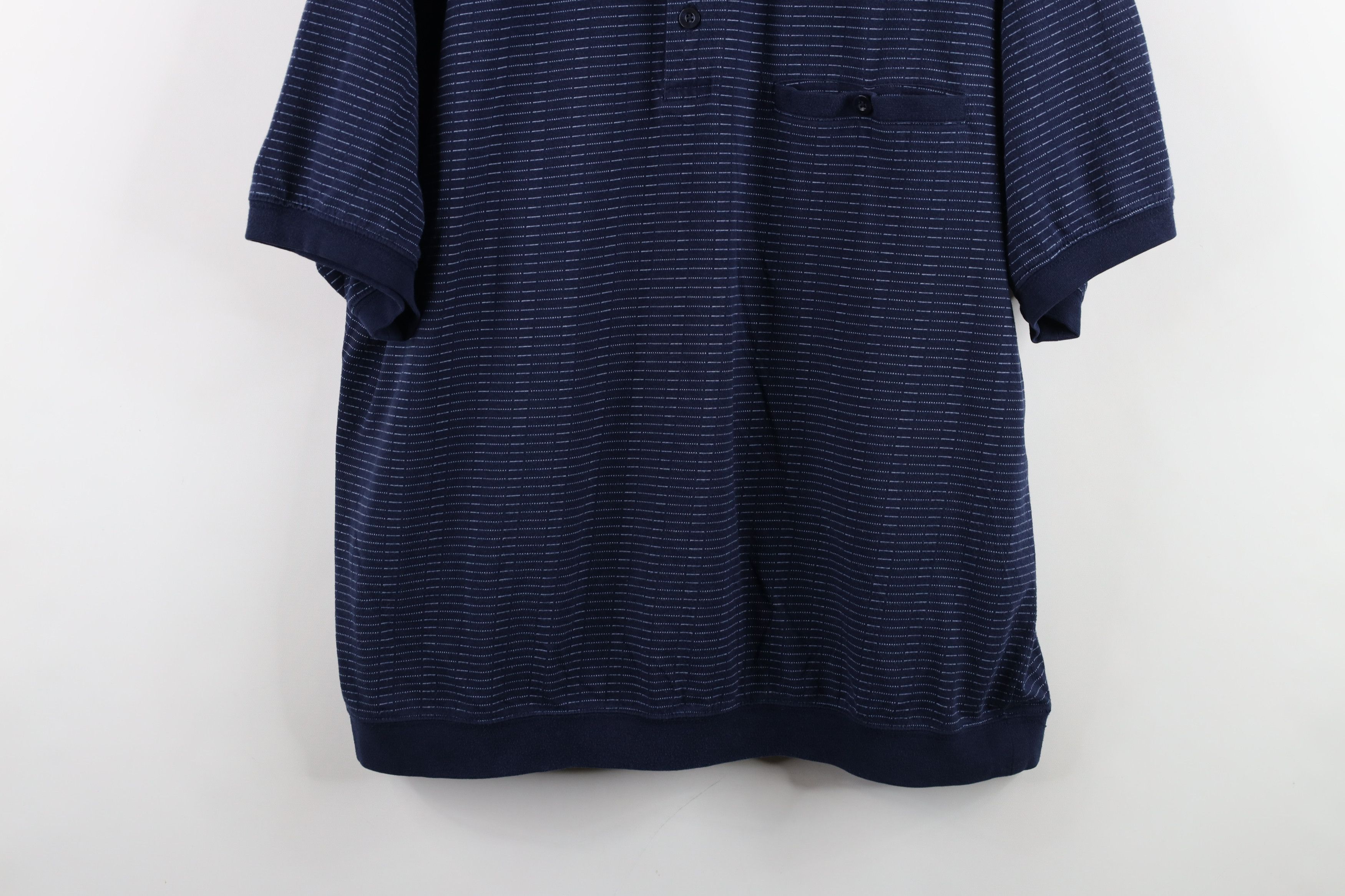 Vintage Vintage 90s Streetwear Striped Collared Pullover Polo Shirt Size US XL / EU 56 / 4 - 3 Thumbnail