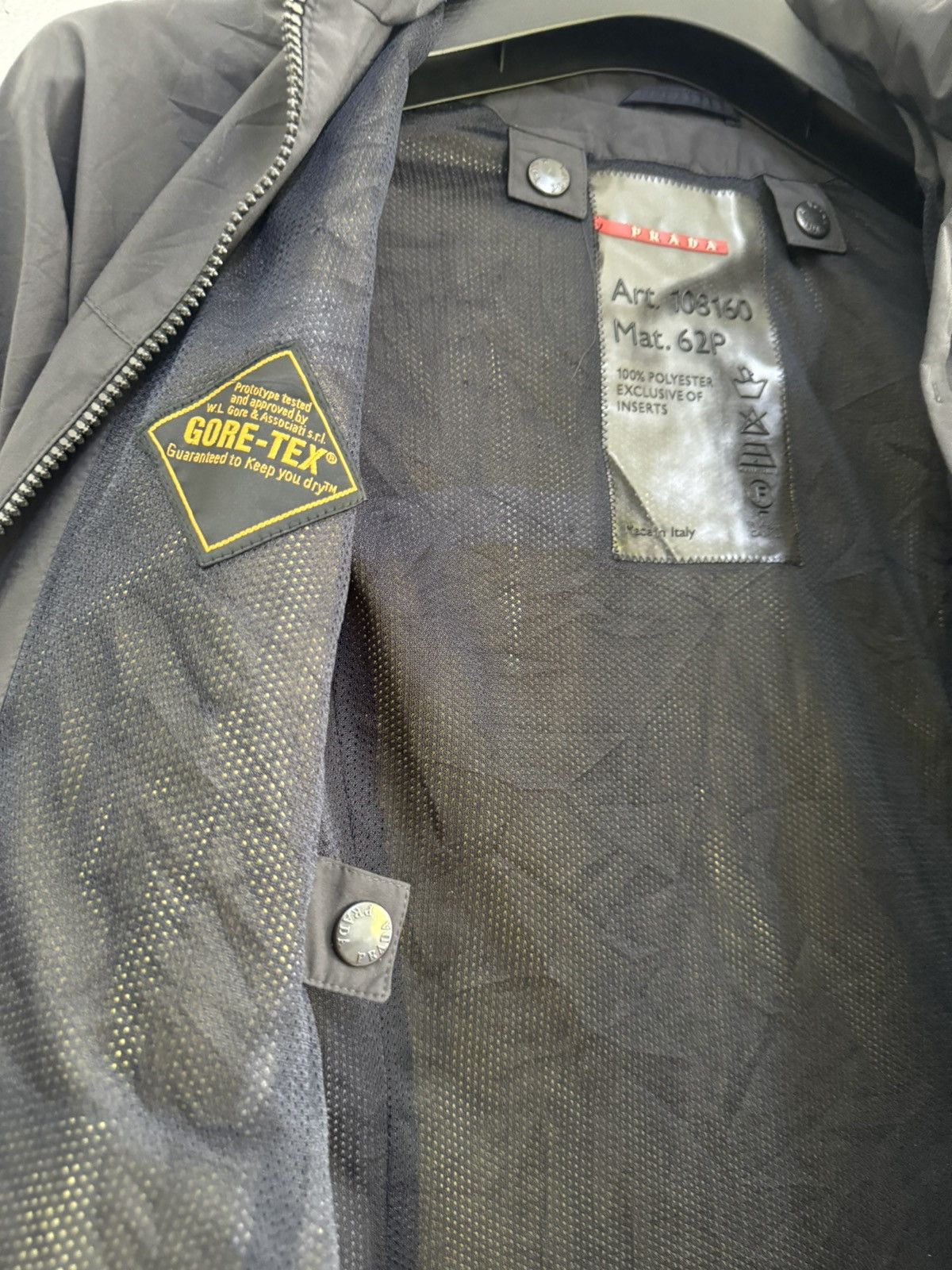 Goretex 💥 PRADA GORETEX ART.108106 ZIPPER UP Size US M / EU 48-50 / 2 - 23 Thumbnail