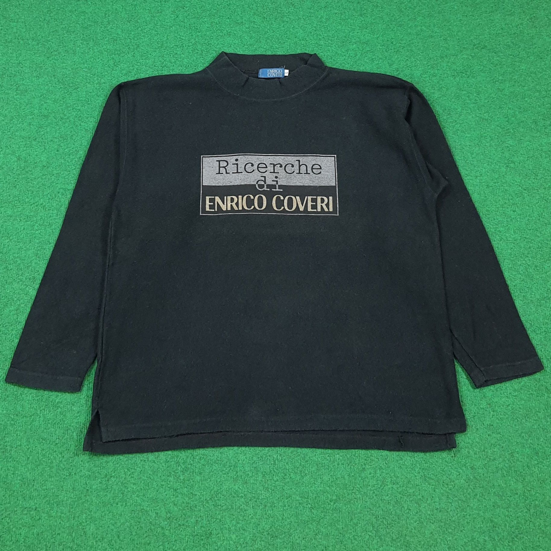 Enrico Coveri Vintage Ricerche di Enrico Coveri Mock Neck Pullover C289N19 Size US L / EU 52-54 / 3 - 1 Thumbnail