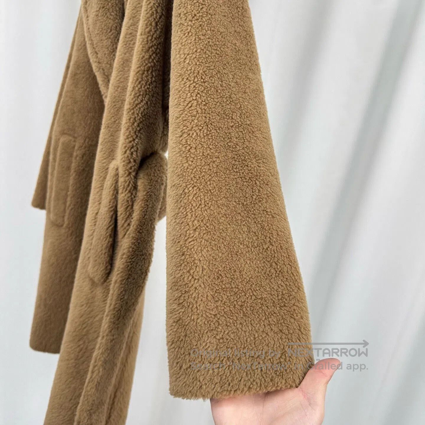 Weekend Max Mara MaxMara Weekend Collection Brown Teddy Coat. Size M / US 6-8 / IT 42-44 - 4 Thumbnail