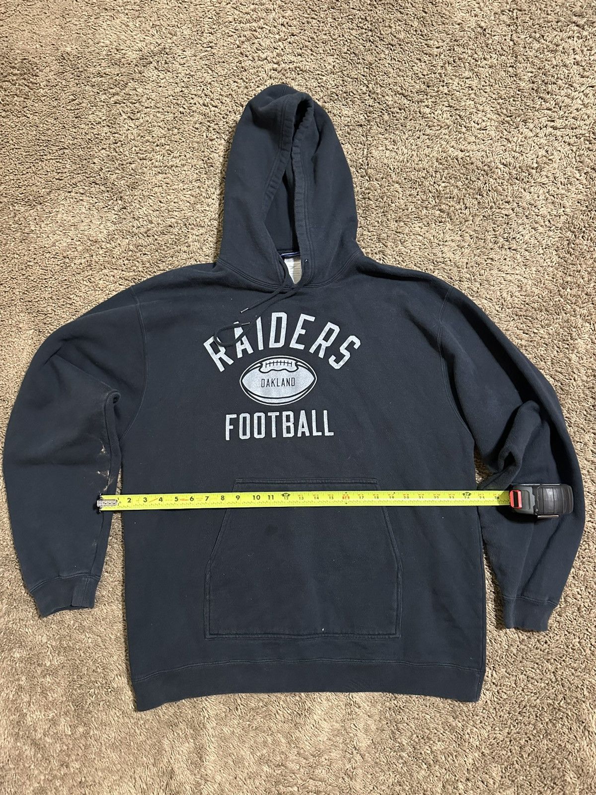 NFL Vintage NFL Reebok Oakland Raiders hoodie 00s size large Size US L / EU 52-54 / 3 - 4 Thumbnail