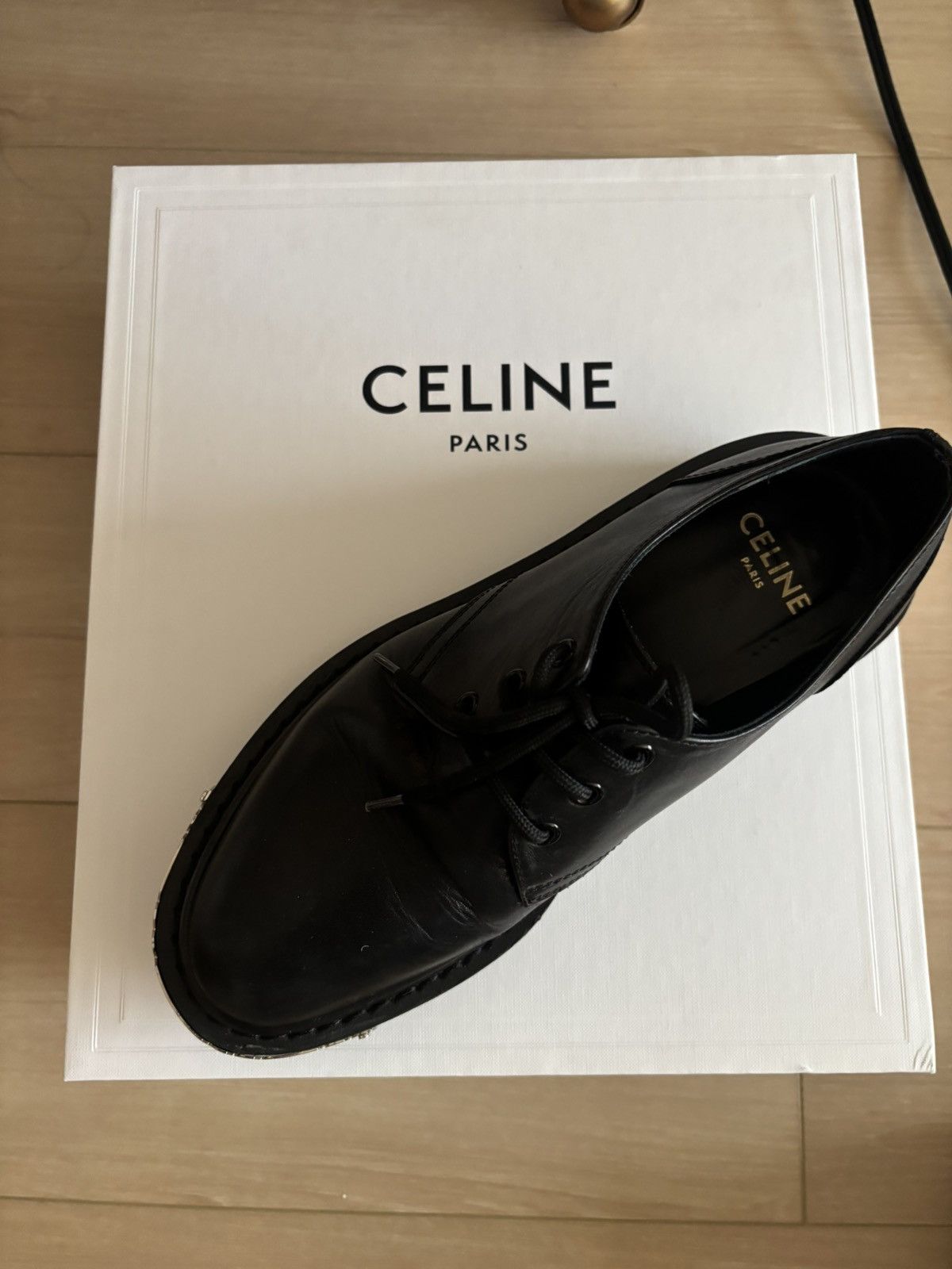 Celine Celine Leather Derby (size 41) Size US 8.5 / EU 41-42 - 9 Thumbnail