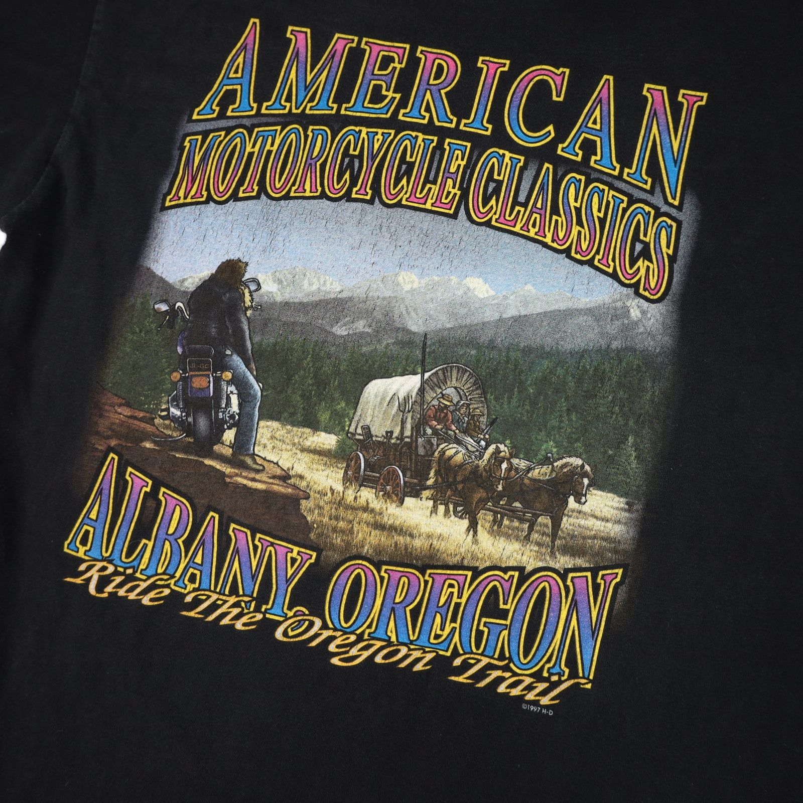 Harley Davidson × Vintage Vintage Harley Davidson Script Spellout Graphic T Shirt Size US L / EU 52-54 / 3 - 10 Thumbnail